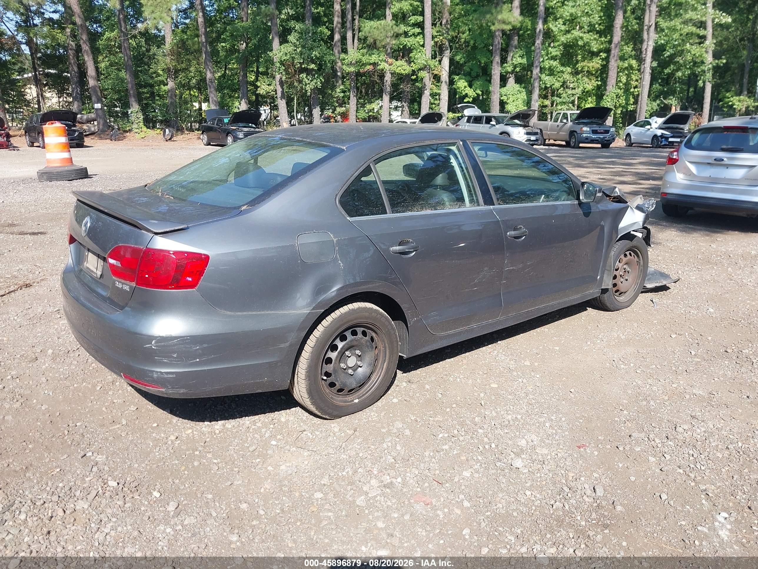 2013 Volkswagen Jetta 2.5l Se Серый vin: 3VWDP7AJ2DM435244