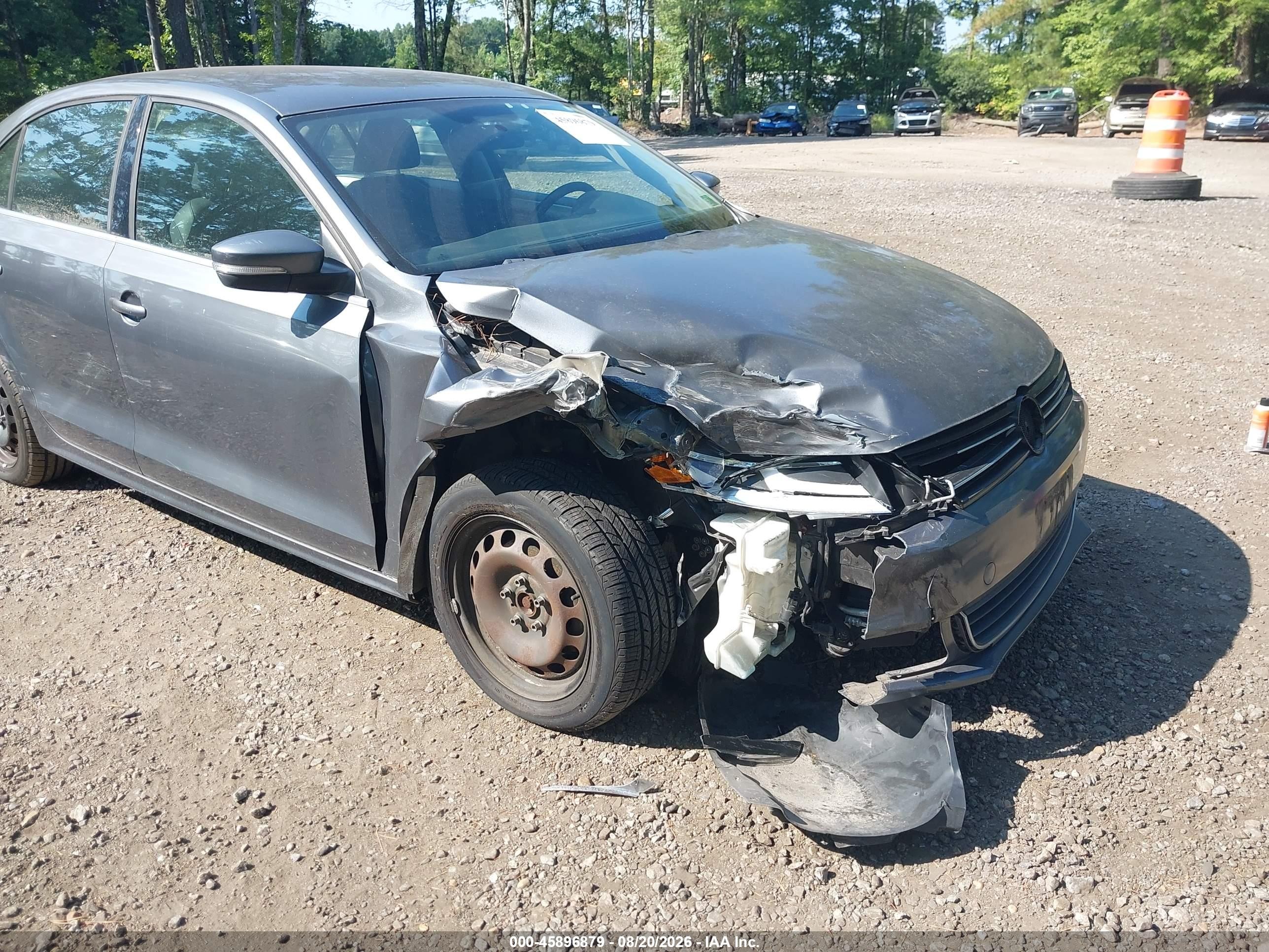 2013 Volkswagen Jetta 2.5l Se Серый vin: 3VWDP7AJ2DM435244
