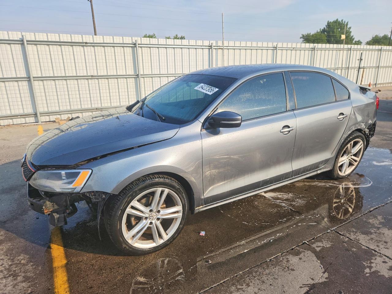 2012 Volkswagen Jetta Se Gray vin: 3VWDP7AJ3CM113114