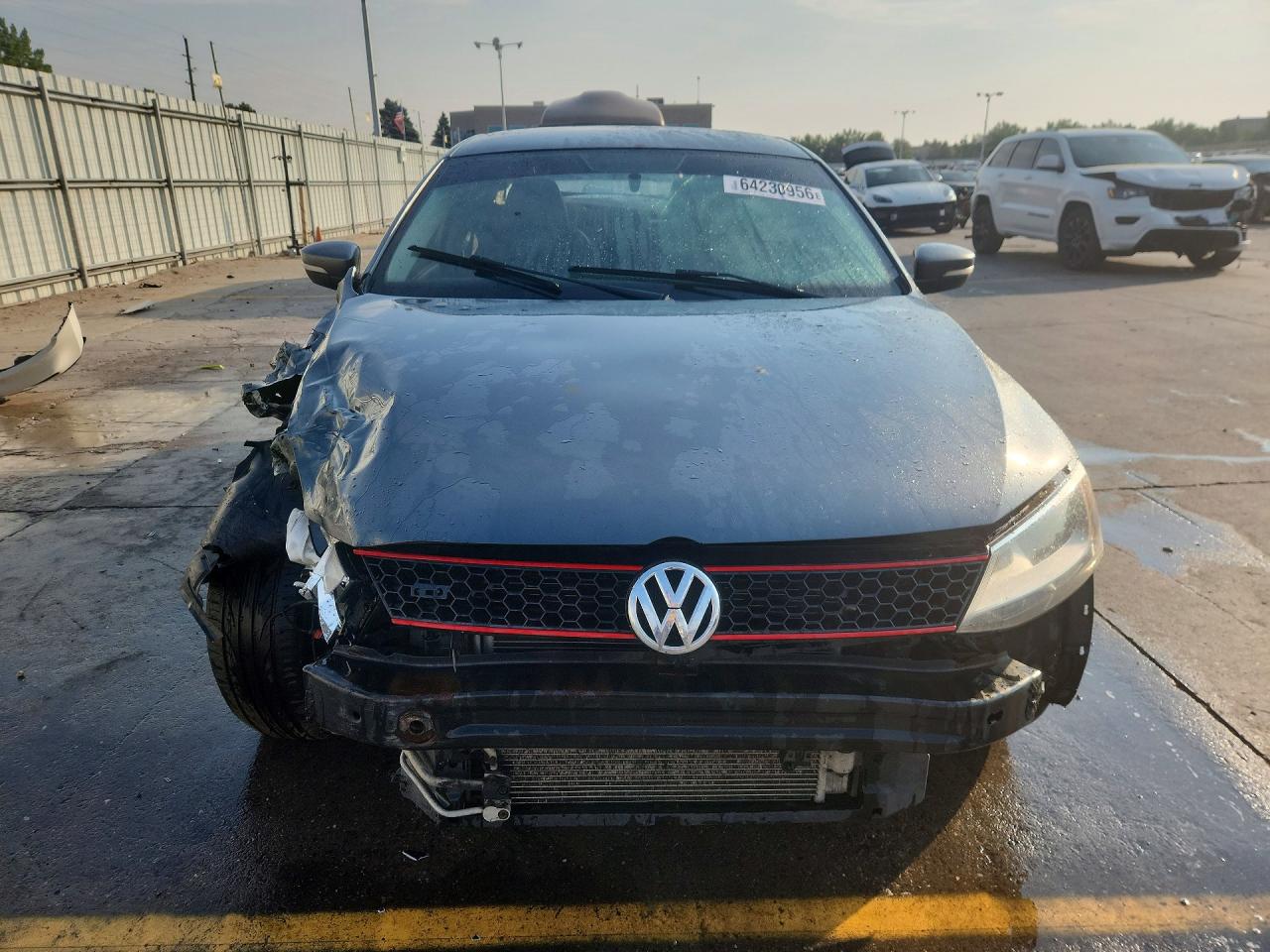 2012 Volkswagen Jetta Se Gray vin: 3VWDP7AJ3CM113114