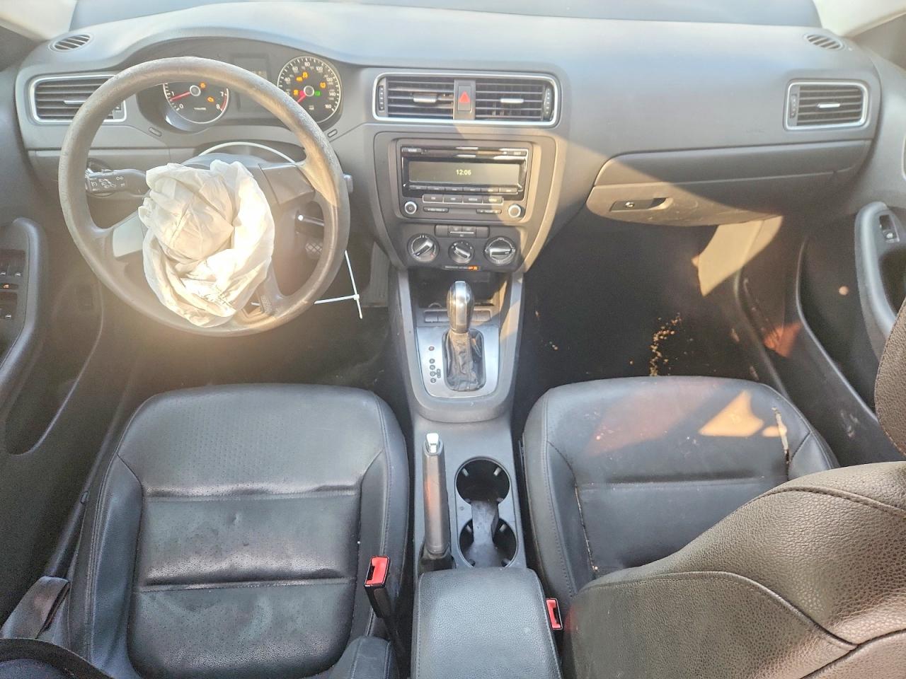 2012 Volkswagen Jetta Se Gray vin: 3VWDP7AJ3CM113114