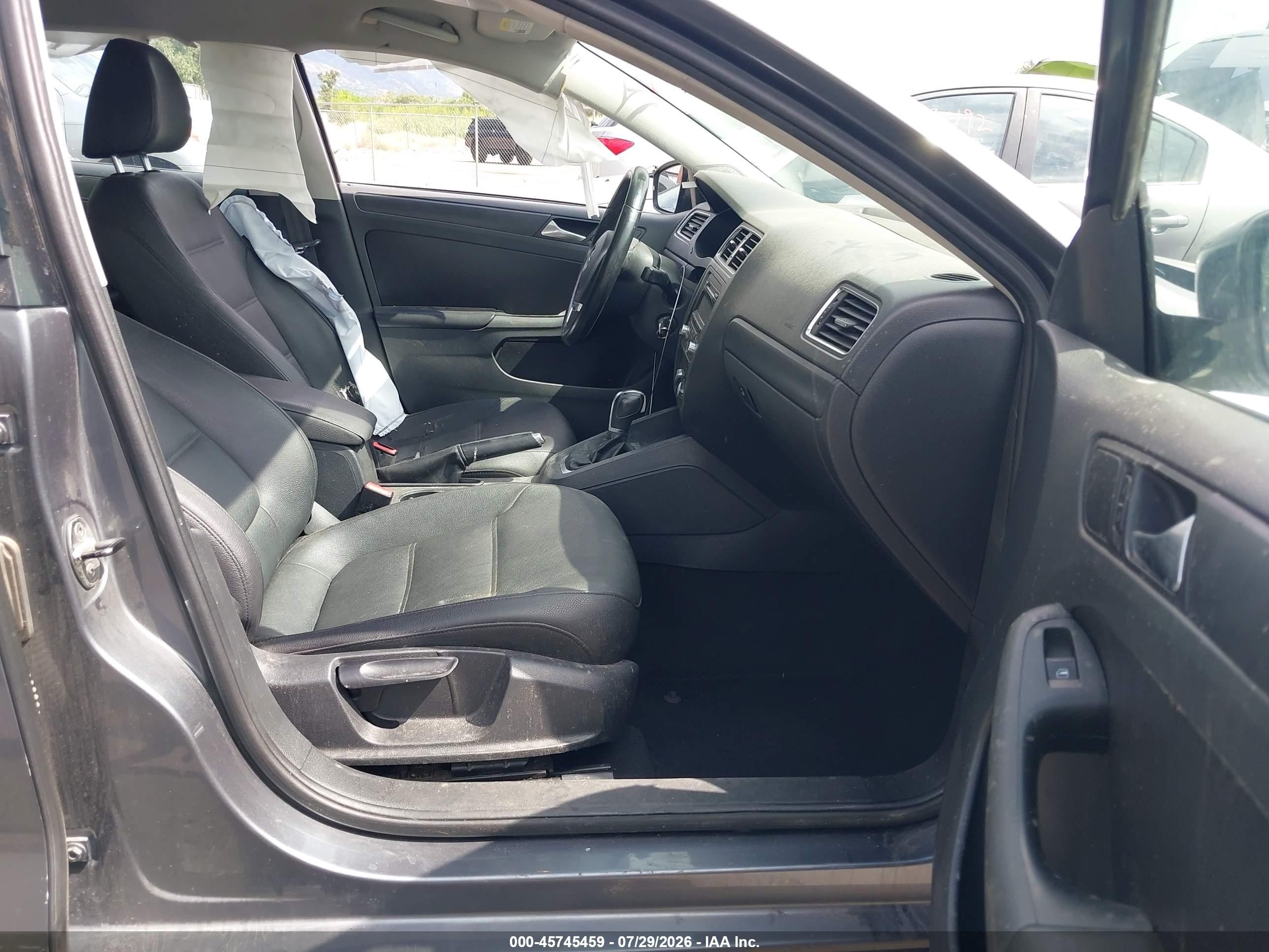 2012 Volkswagen Jetta 2.5l Se Серебряный vin: 3VWDP7AJ3CM126915