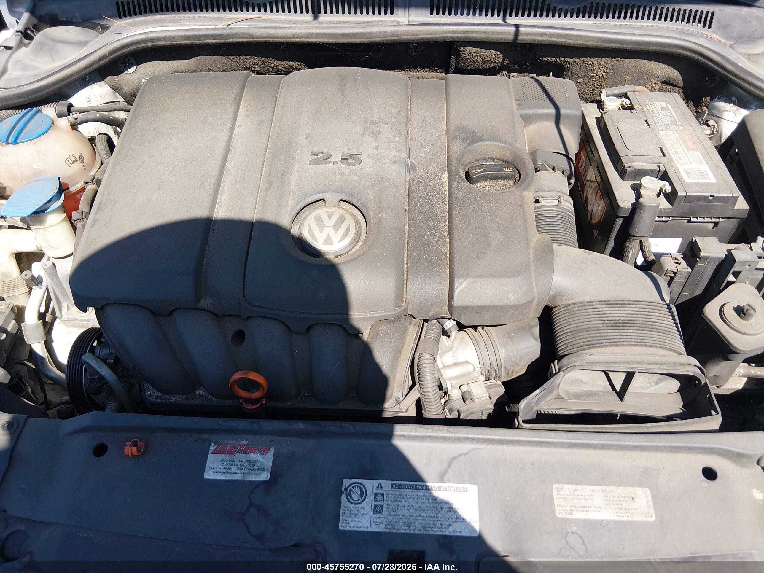 2012 Volkswagen Jetta 2.5l Se Белый vin: 3VWDP7AJ3CM131841