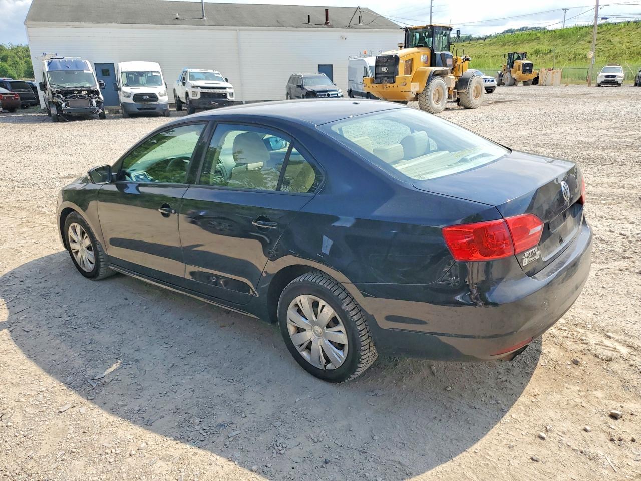 2012 Volkswagen Jetta Se Black vin: 3VWDP7AJ3CM309831