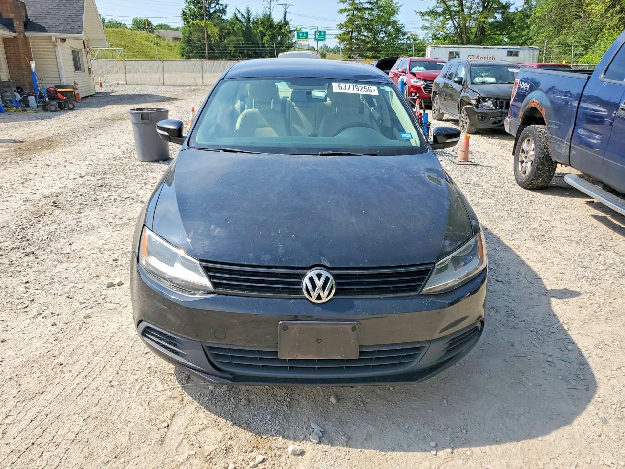 2012 Volkswagen Jetta Se Black vin: 3VWDP7AJ3CM309831