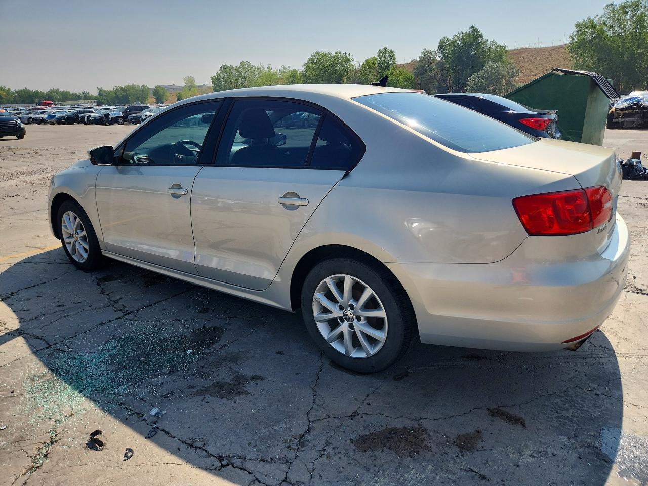 2012 Volkswagen Jetta Se Silver vin: 3VWDP7AJ3CM321879
