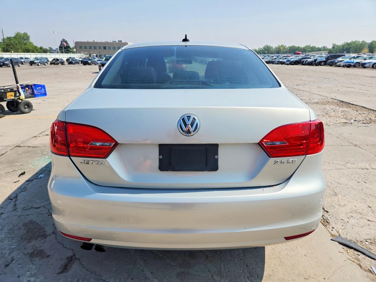 2012 Volkswagen Jetta Se Silver vin: 3VWDP7AJ3CM321879