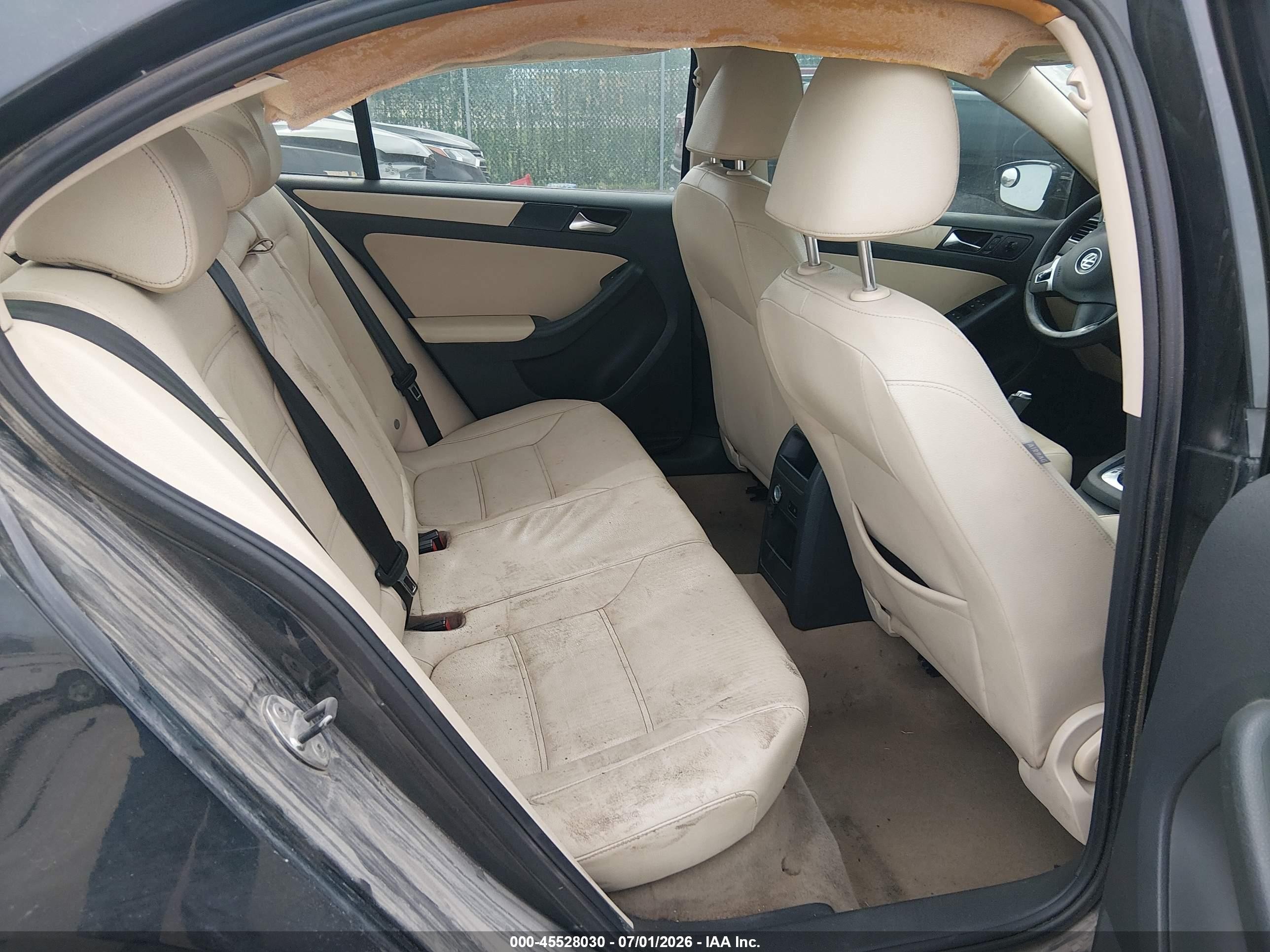 2012 Volkswagen Jetta 2.5l Se Black vin: 3VWDP7AJ3CM322725