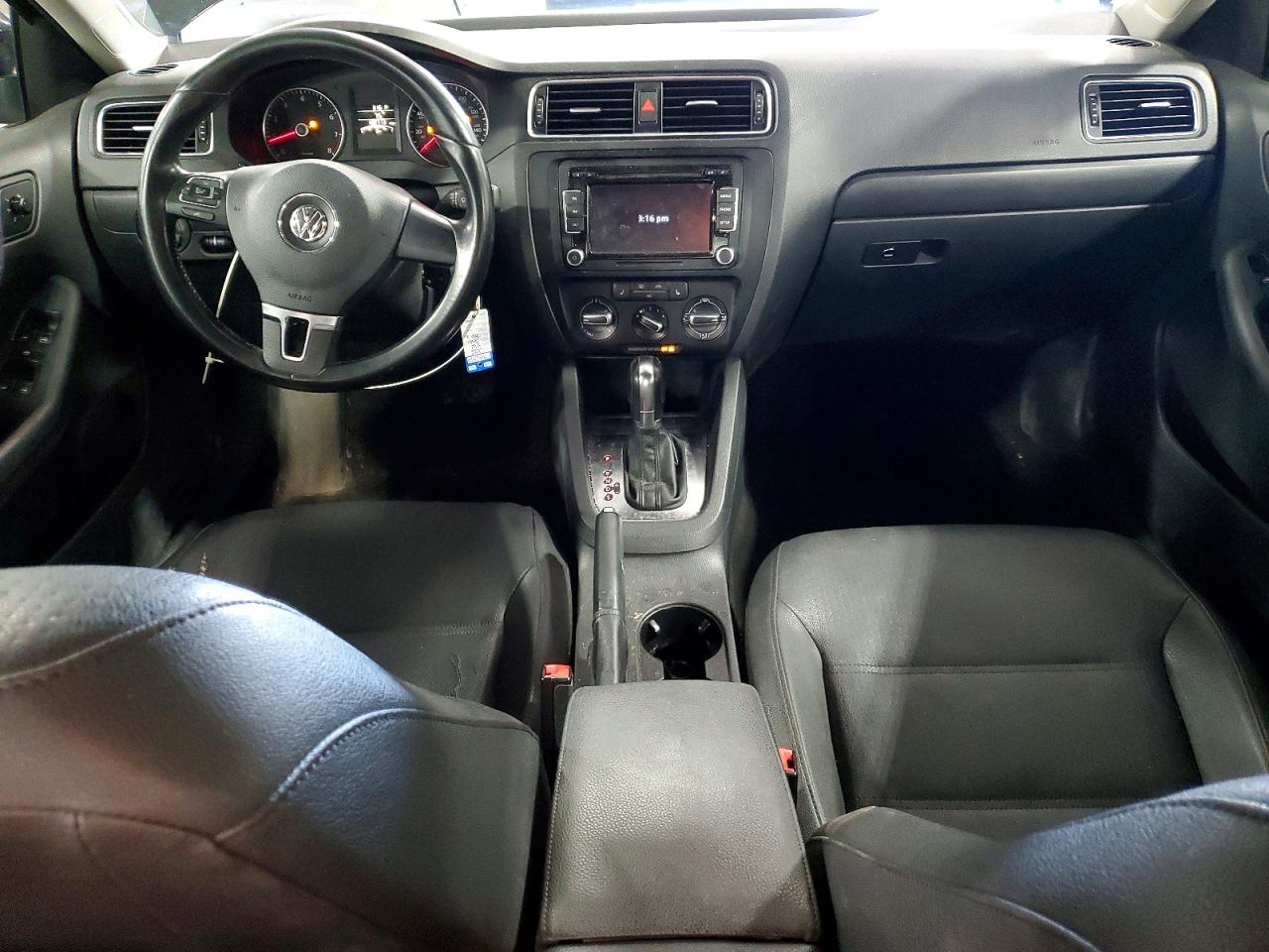 2012 Volkswagen Jetta Se Черный vin: 3VWDP7AJ3CM338729