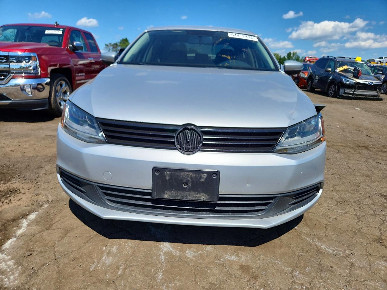 2012 Volkswagen Jetta Se Silver vin: 3VWDP7AJ3CM347446