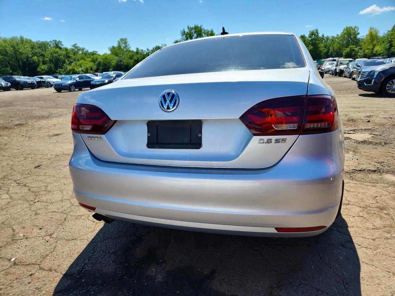 2012 Volkswagen Jetta Se Silver vin: 3VWDP7AJ3CM347446