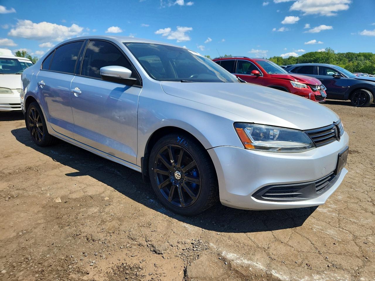 2012 Volkswagen Jetta Se Silver vin: 3VWDP7AJ3CM347446