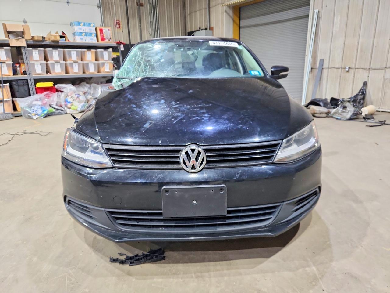 2012 Volkswagen Jetta Se Black vin: 3VWDP7AJ3CM357975