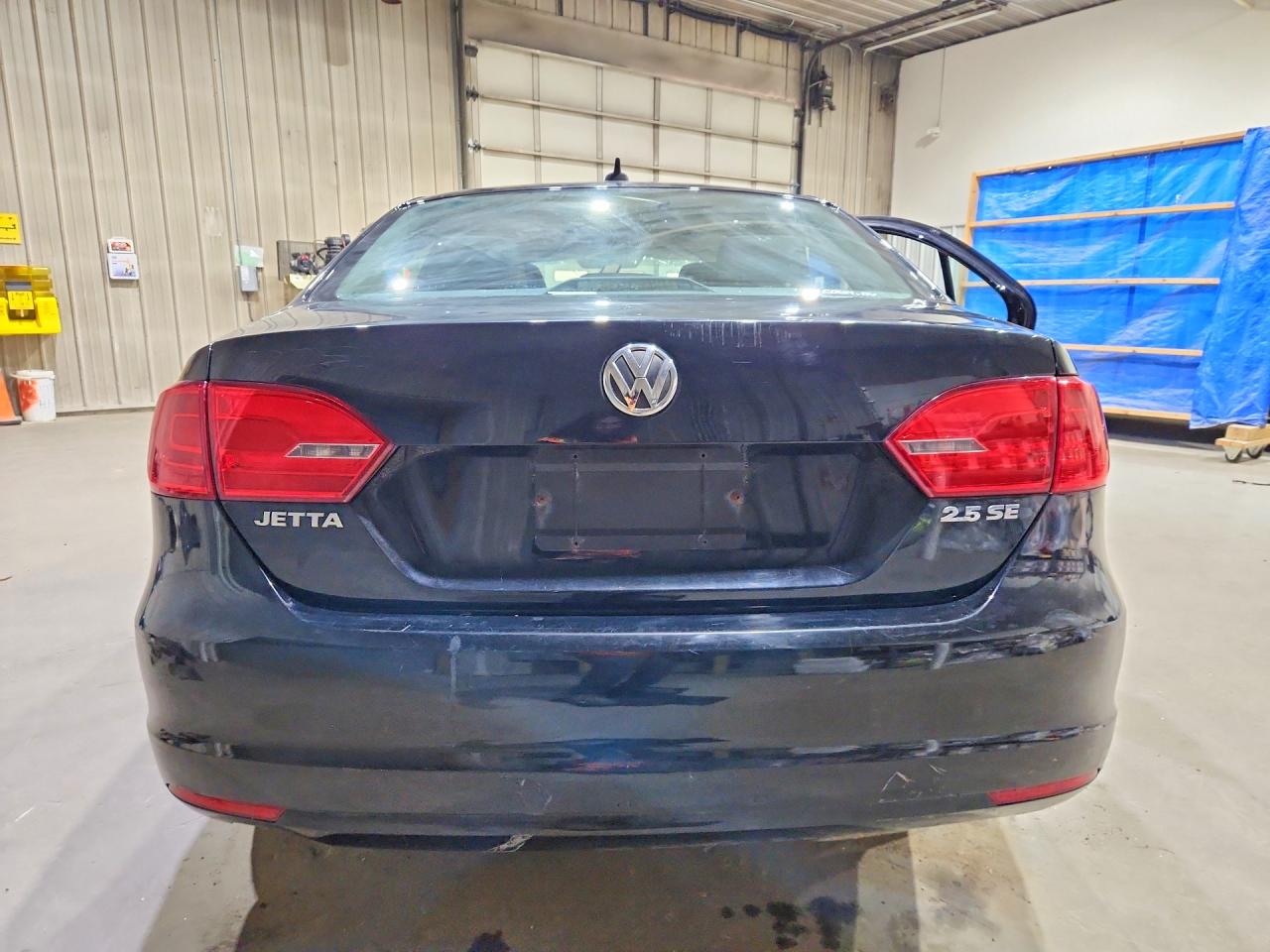 2012 Volkswagen Jetta Se Black vin: 3VWDP7AJ3CM357975