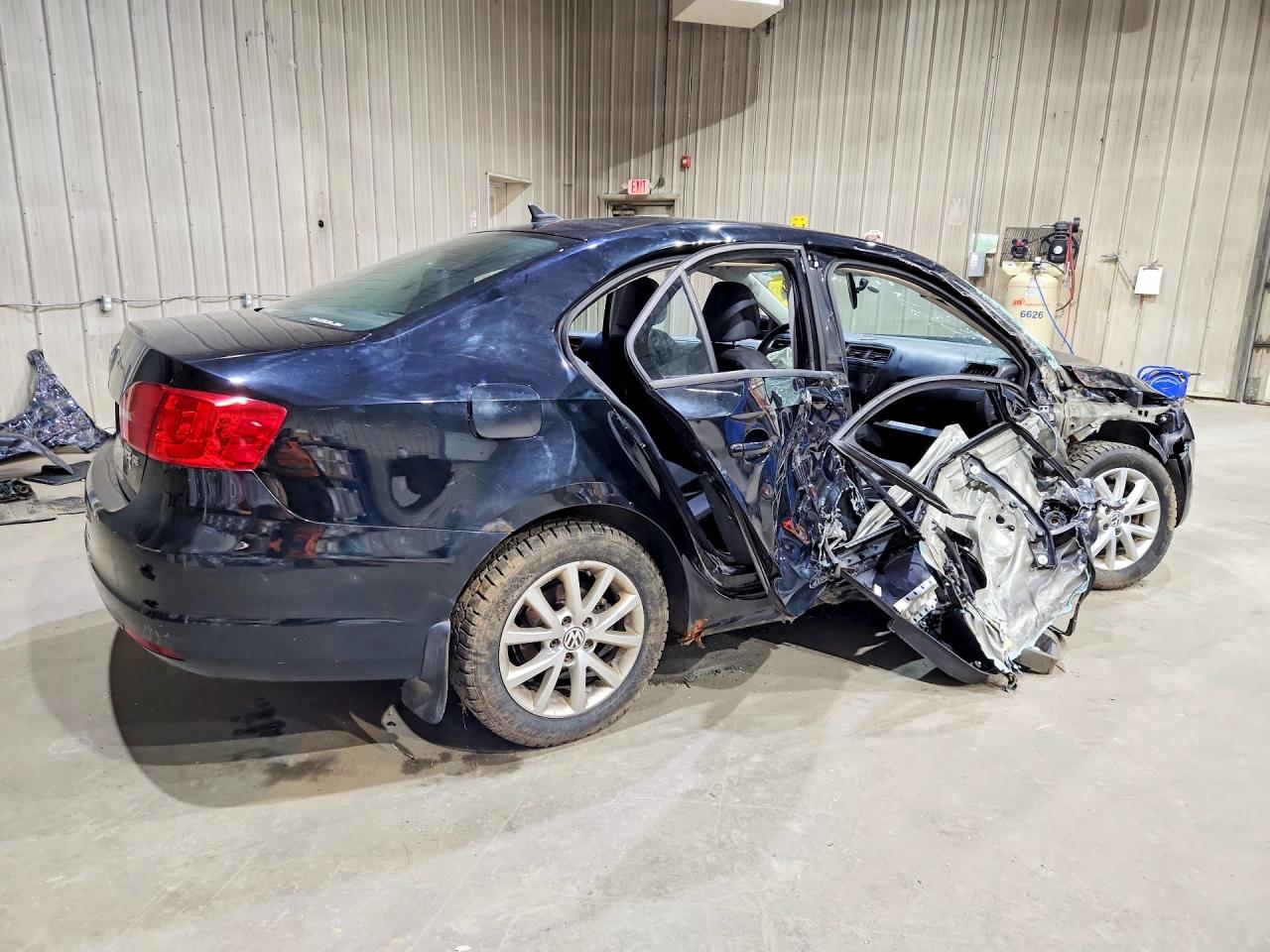 2012 Volkswagen Jetta Se Black vin: 3VWDP7AJ3CM357975