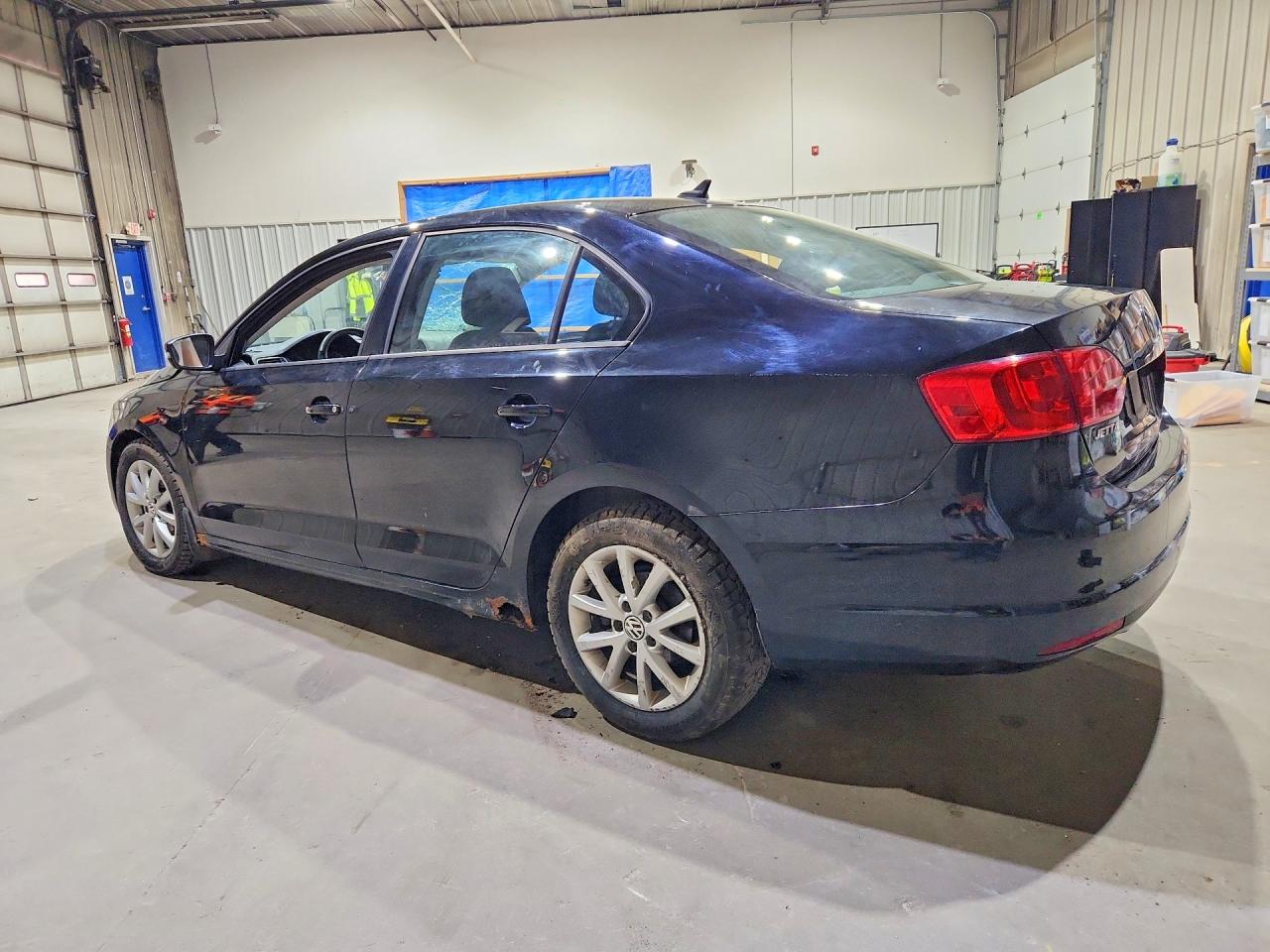 2012 Volkswagen Jetta Se Black vin: 3VWDP7AJ3CM357975