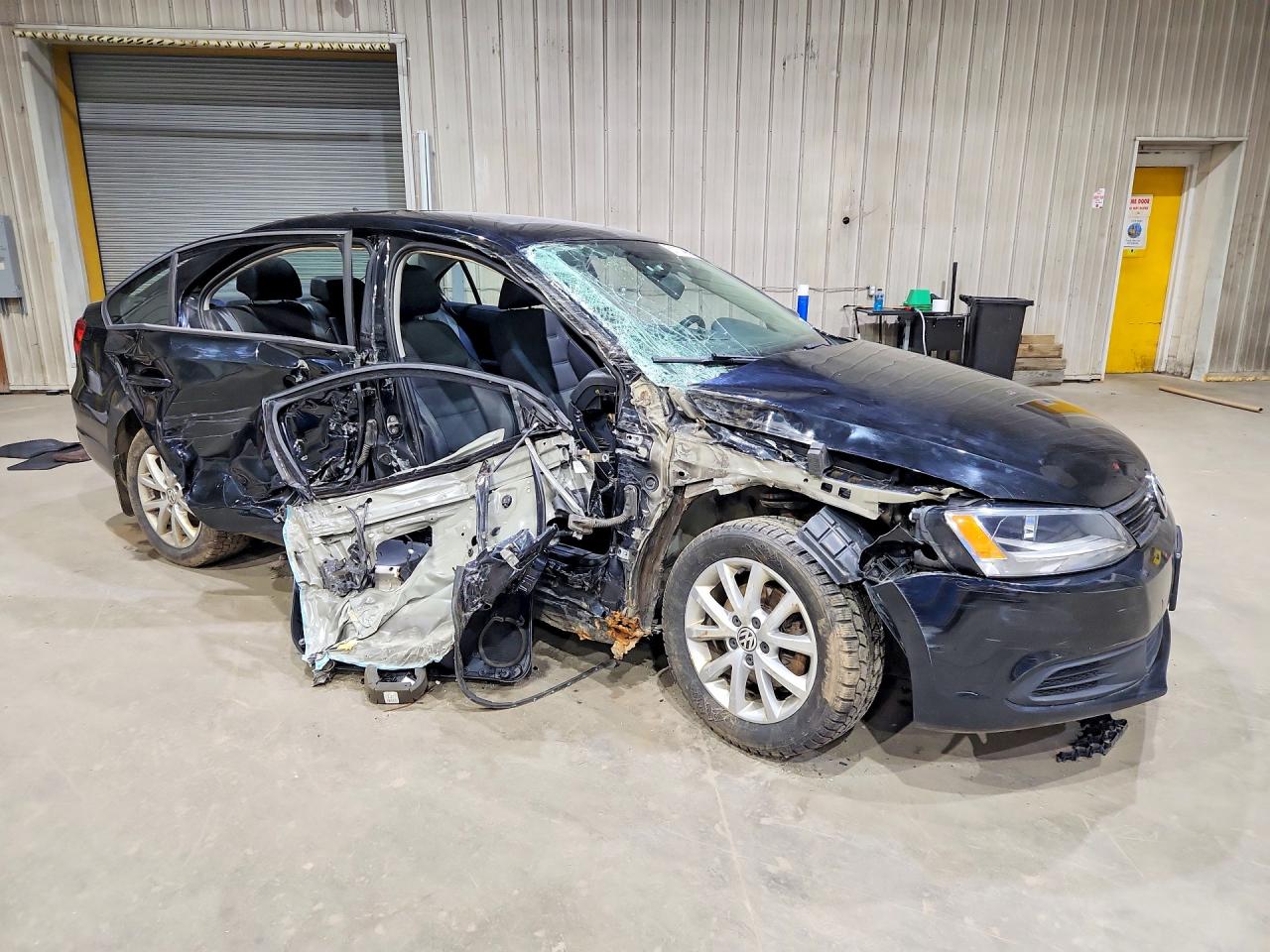 2012 Volkswagen Jetta Se Black vin: 3VWDP7AJ3CM357975