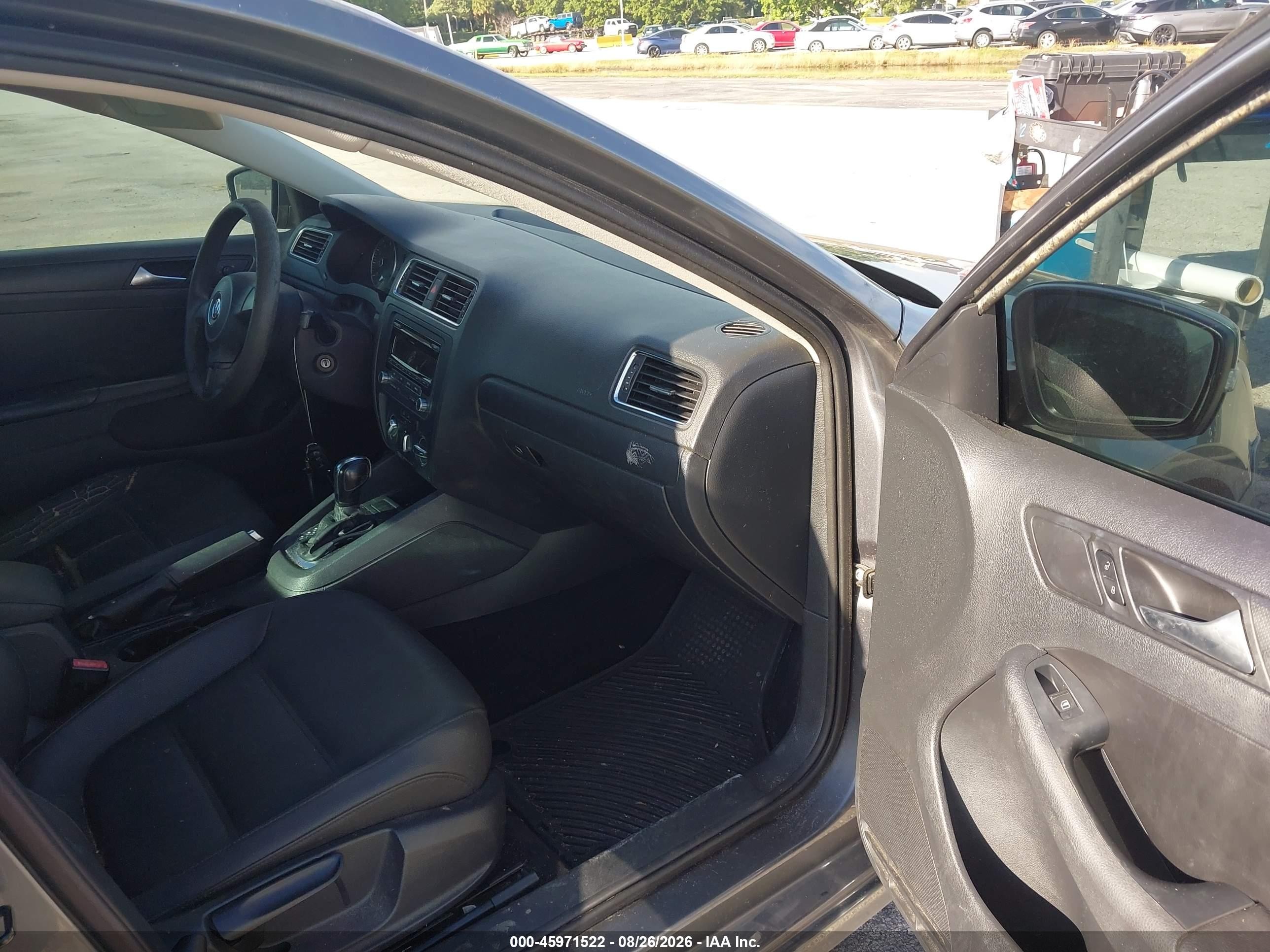 2012 Volkswagen Jetta 2.5l Se Gray vin: 3VWDP7AJ3CM388143