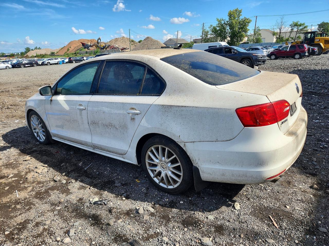 2012 Volkswagen Jetta Se White vin: 3VWDP7AJ3CM396923