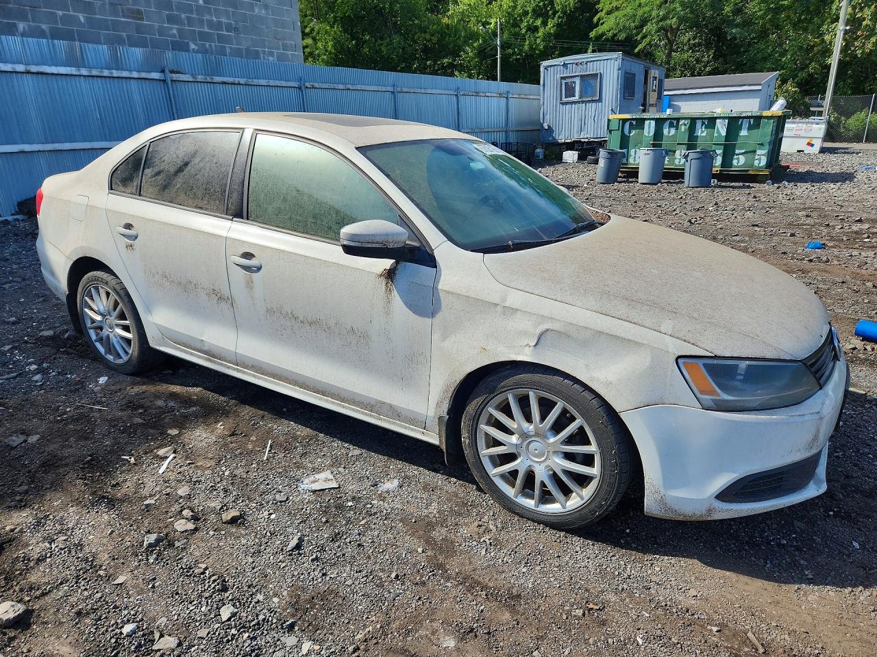 2012 Volkswagen Jetta Se White vin: 3VWDP7AJ3CM396923