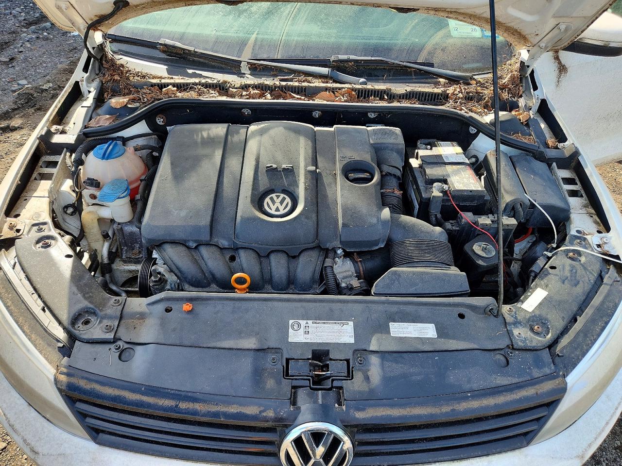 2012 Volkswagen Jetta Se White vin: 3VWDP7AJ3CM396923
