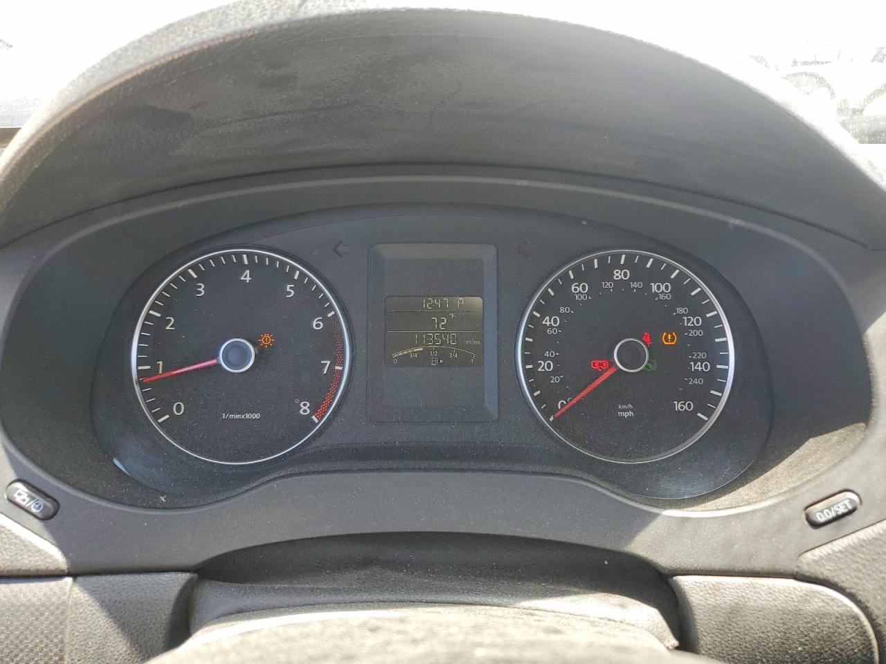 2012 Volkswagen Jetta Se Gray vin: 3VWDP7AJ3CM404440