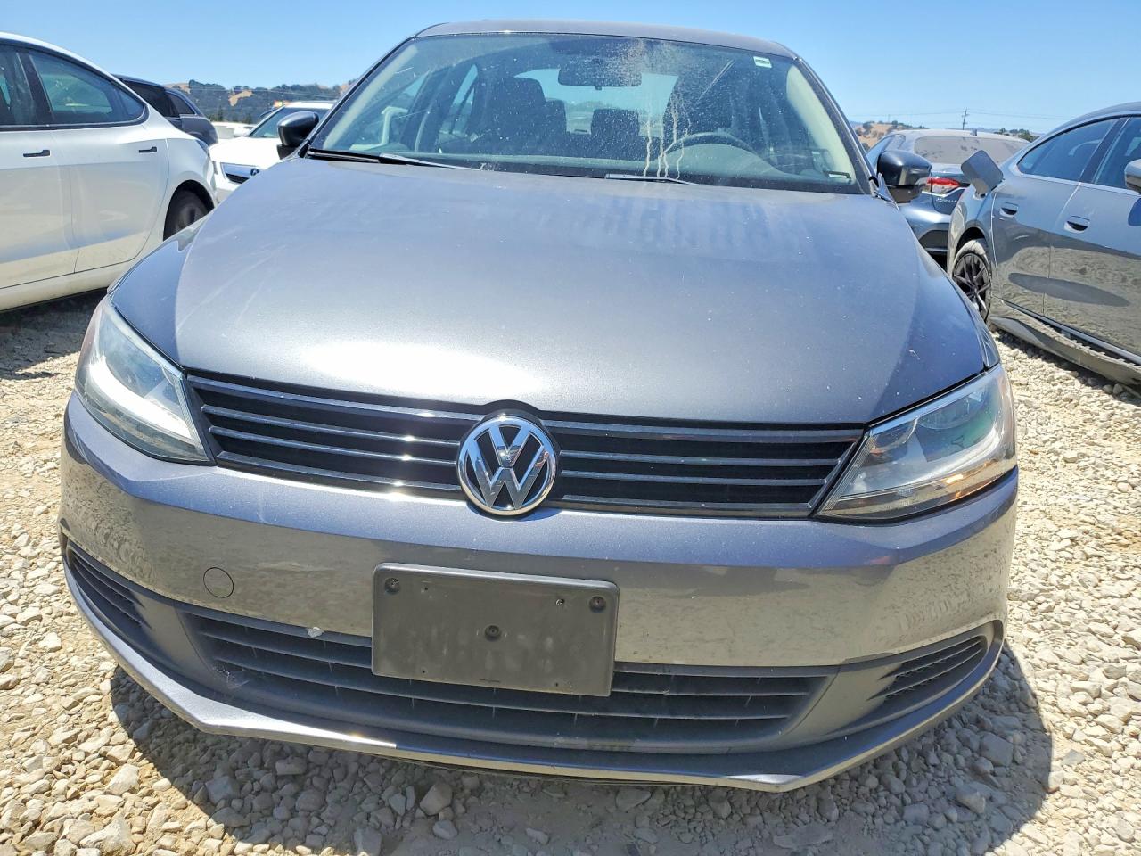 2012 Volkswagen Jetta Se Gray vin: 3VWDP7AJ3CM404440