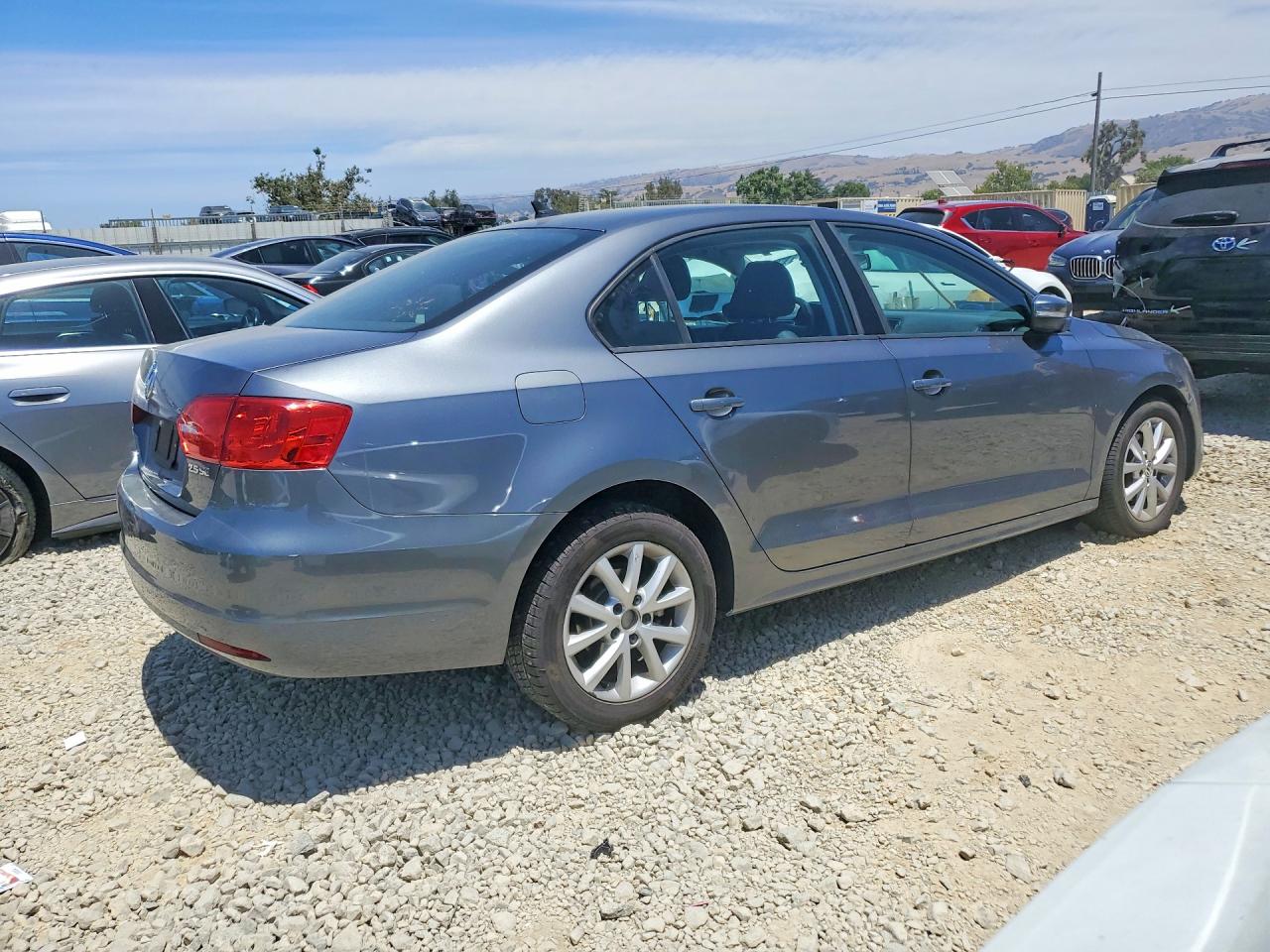 2012 Volkswagen Jetta Se Gray vin: 3VWDP7AJ3CM404440
