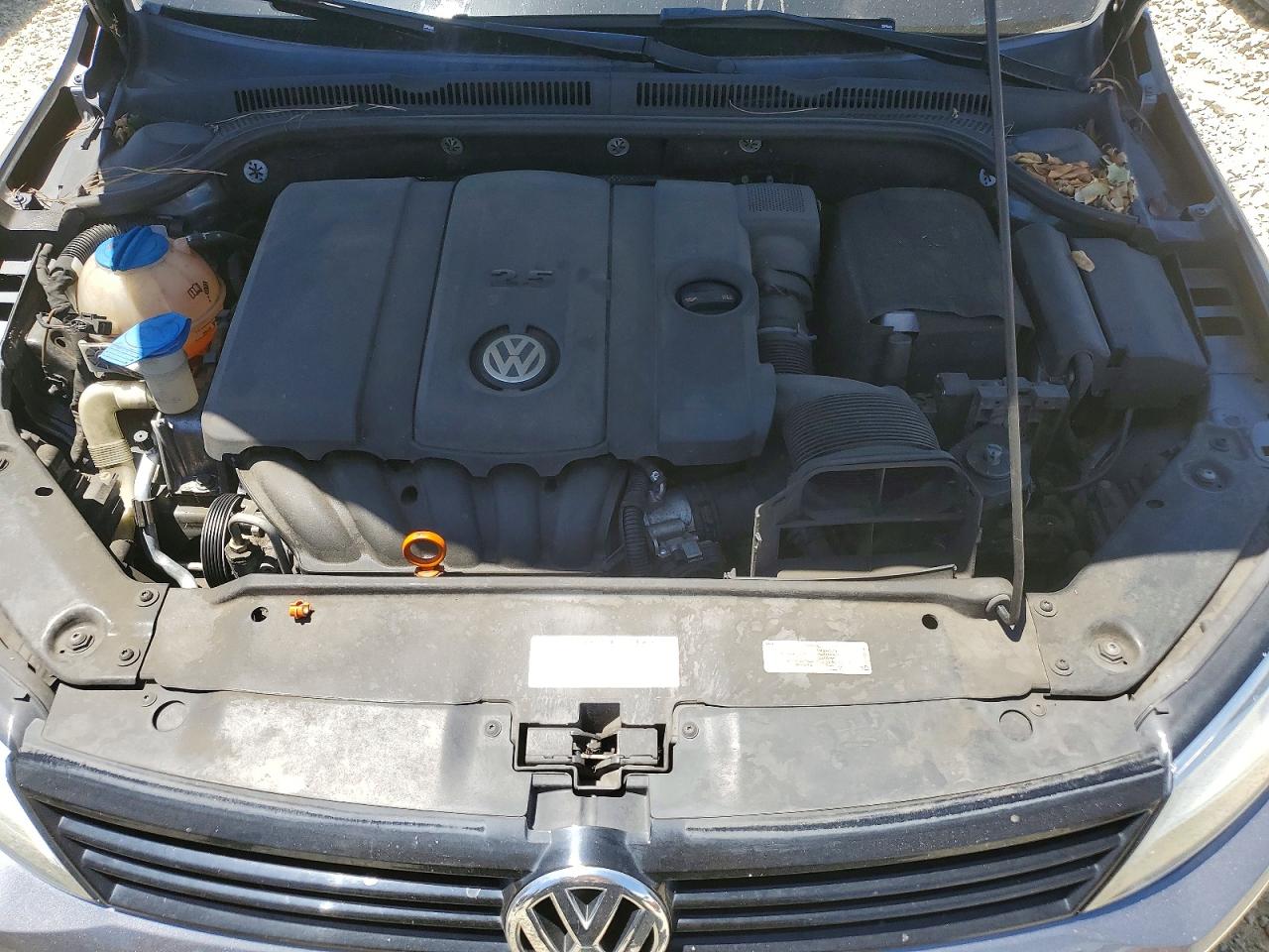 2012 Volkswagen Jetta Se Gray vin: 3VWDP7AJ3CM404440
