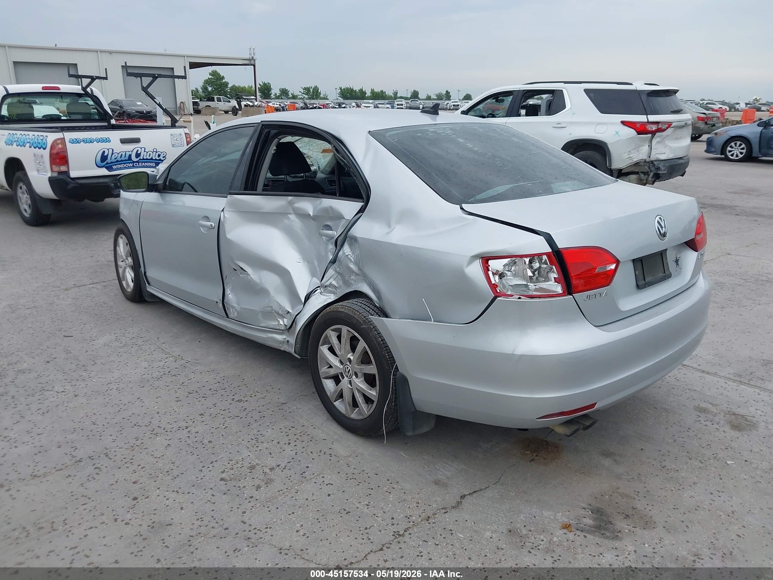 2012 Volkswagen Jetta 2.5l Se Silver vin: 3VWDP7AJ3CM412070
