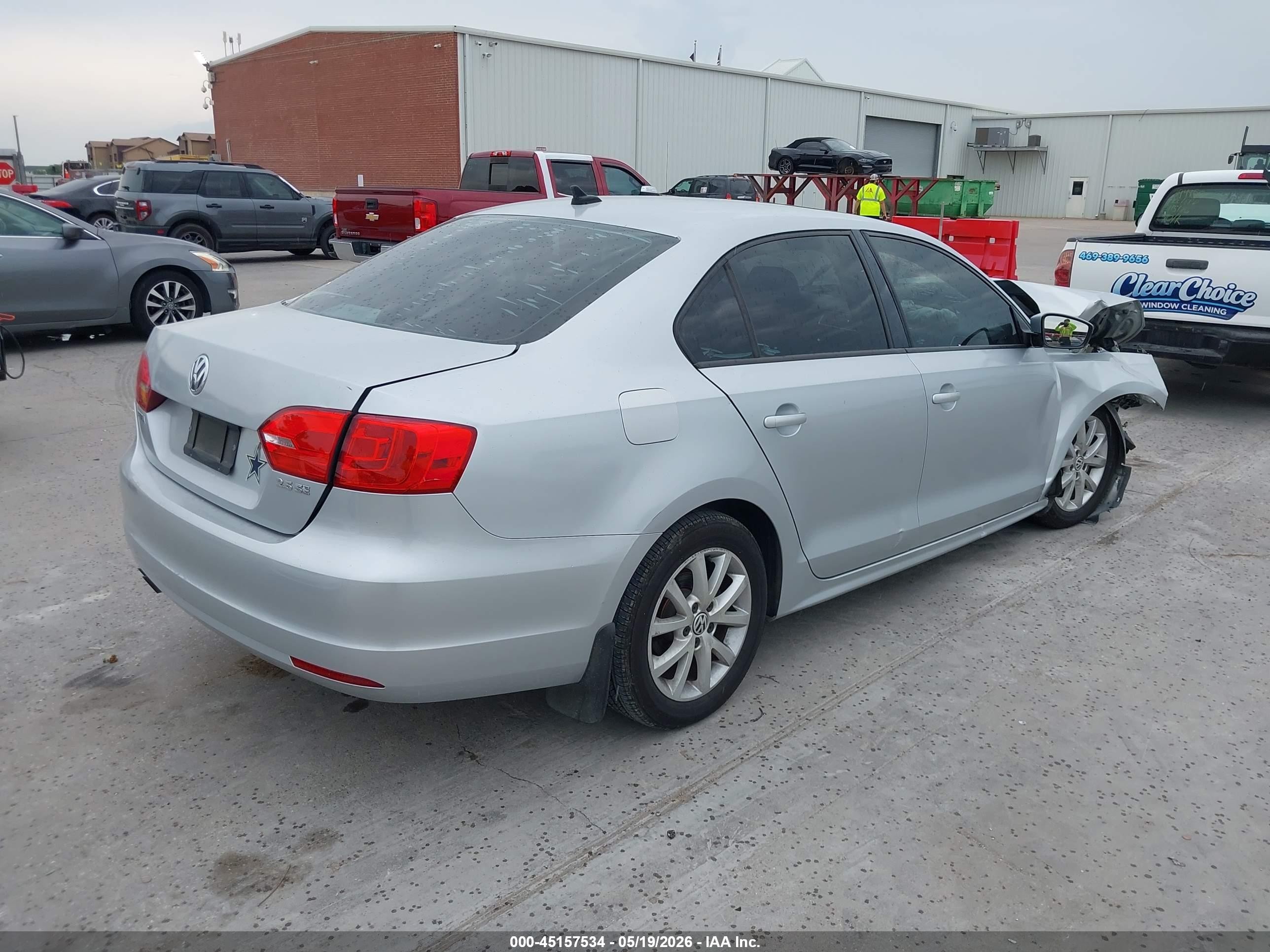 2012 Volkswagen Jetta 2.5l Se Silver vin: 3VWDP7AJ3CM412070