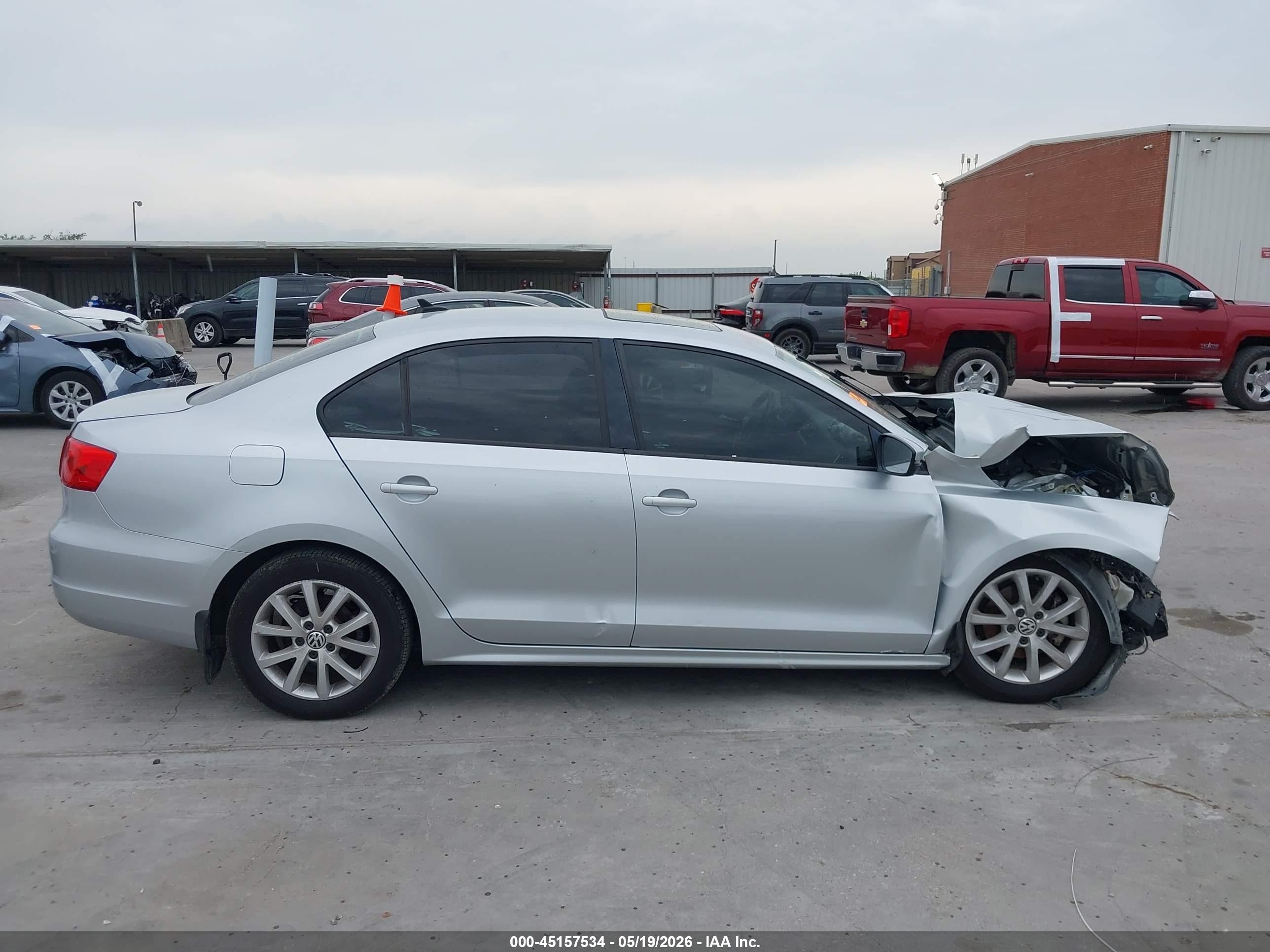 2012 Volkswagen Jetta 2.5l Se Silver vin: 3VWDP7AJ3CM412070