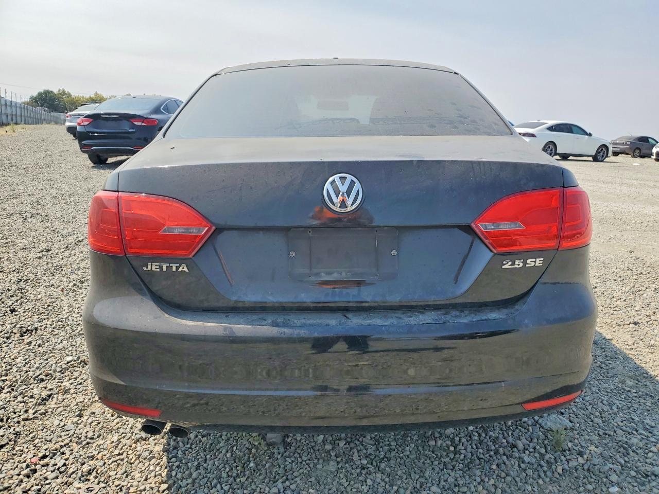 2012 Volkswagen Jetta Se Black vin: 3VWDP7AJ3CM413140