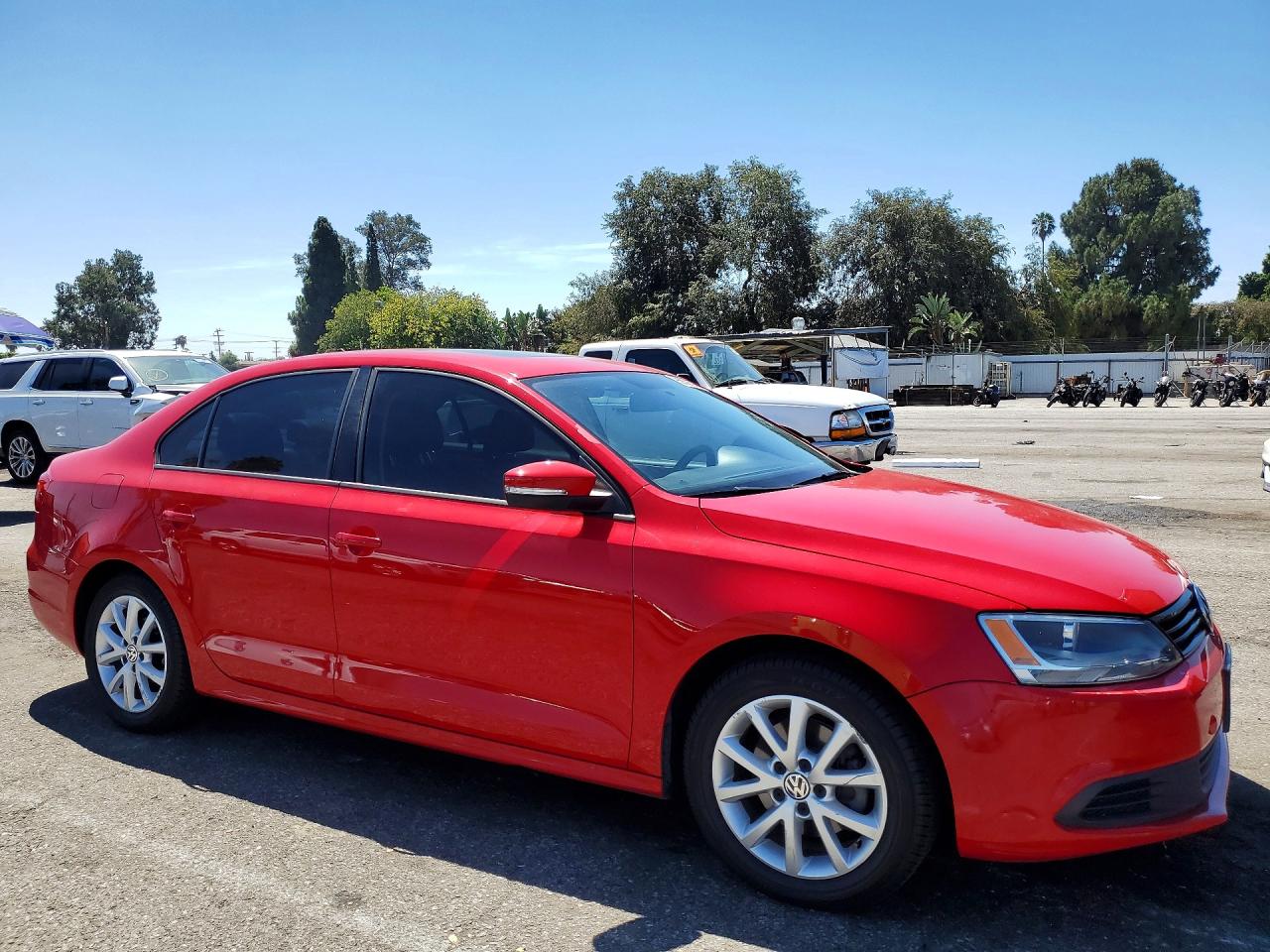 2012 Volkswagen Jetta Se Красный vin: 3VWDP7AJ3CM413803