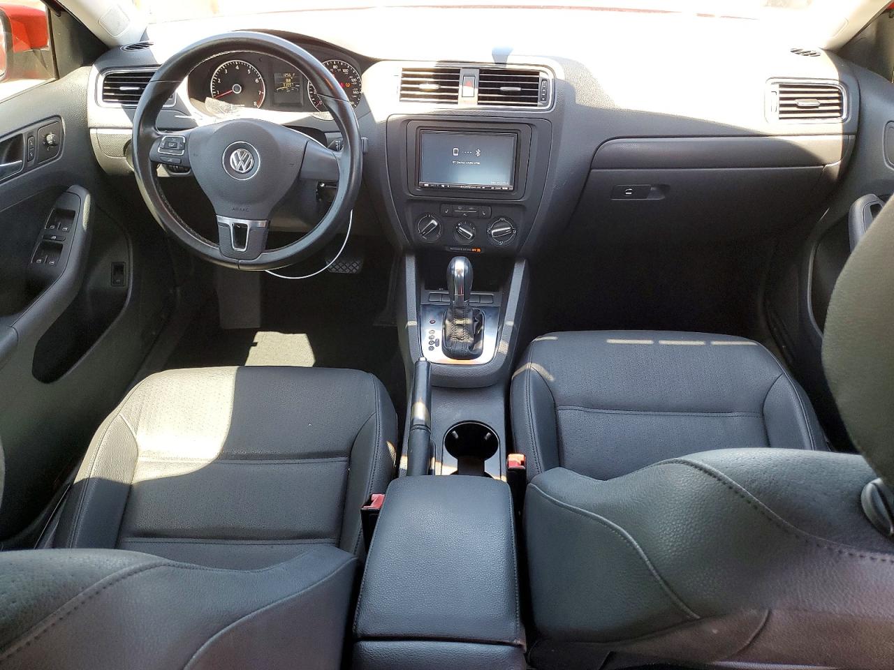 2012 Volkswagen Jetta Se Красный vin: 3VWDP7AJ3CM413803