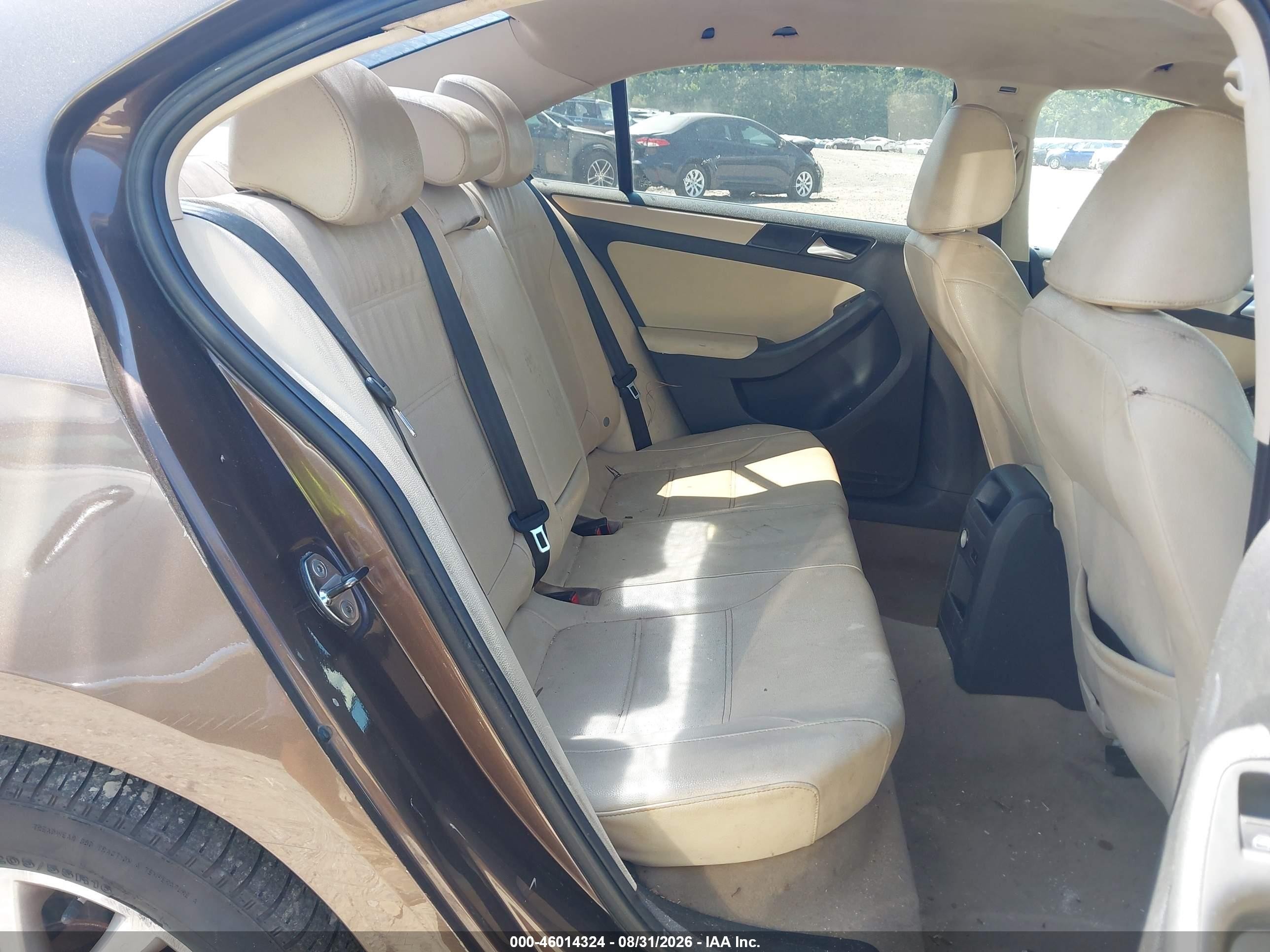 2012 Volkswagen Jetta 2.5l Se Brown vin: 3VWDP7AJ3CM419035