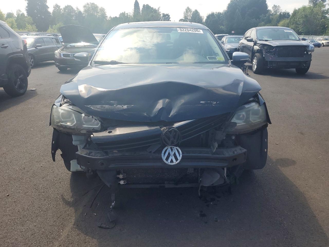 2012 Volkswagen Jetta Se Black vin: 3VWDP7AJ3CM427197