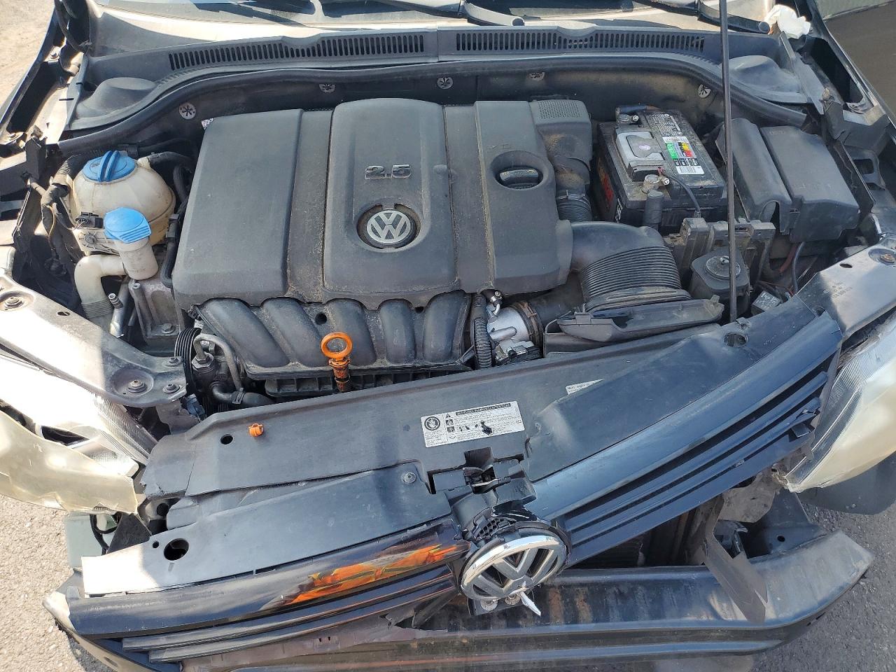 2012 Volkswagen Jetta Se Black vin: 3VWDP7AJ3CM427197