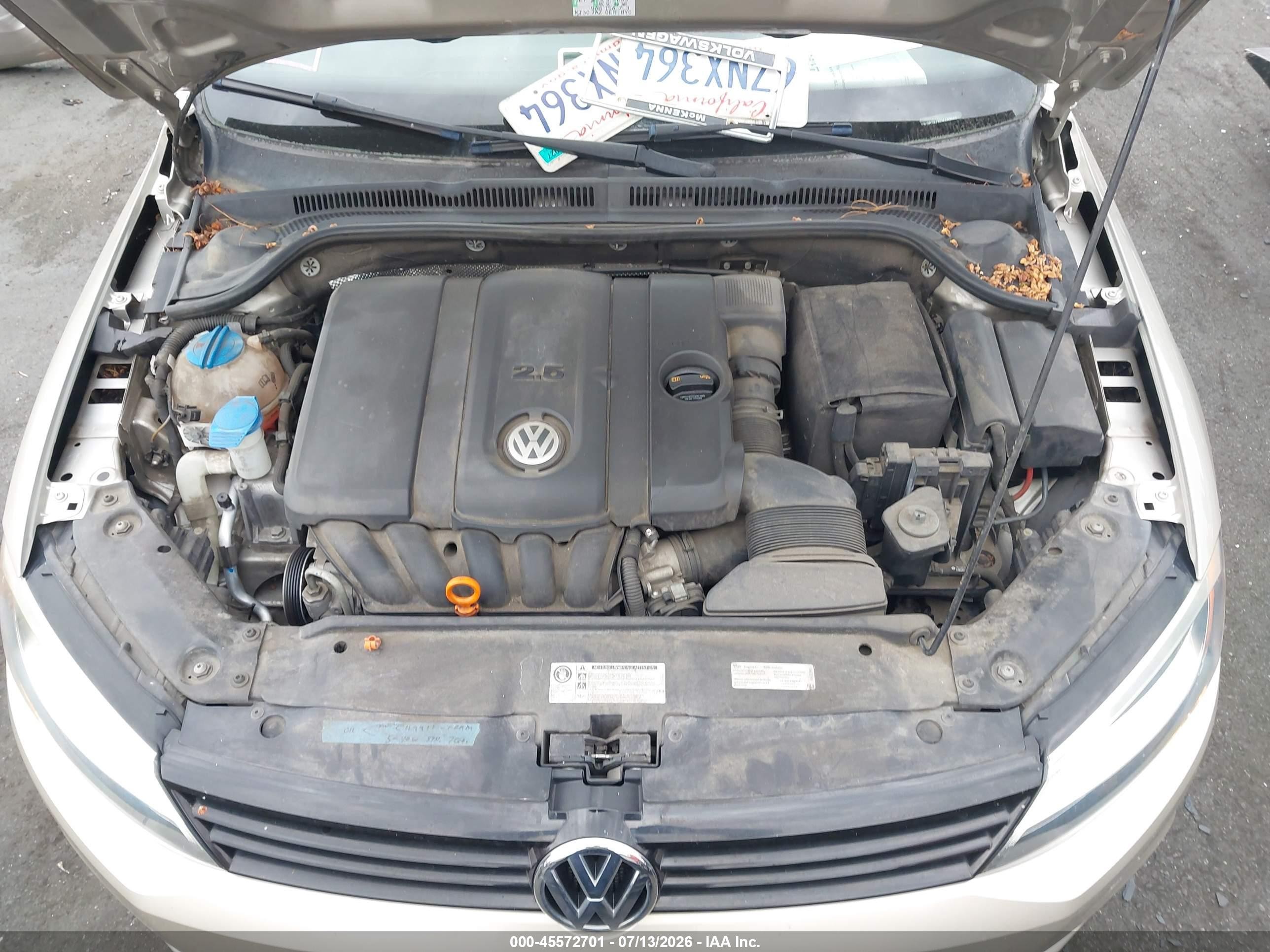 2012 Volkswagen Jetta 2.5l Se Gold vin: 3VWDP7AJ3CM460040