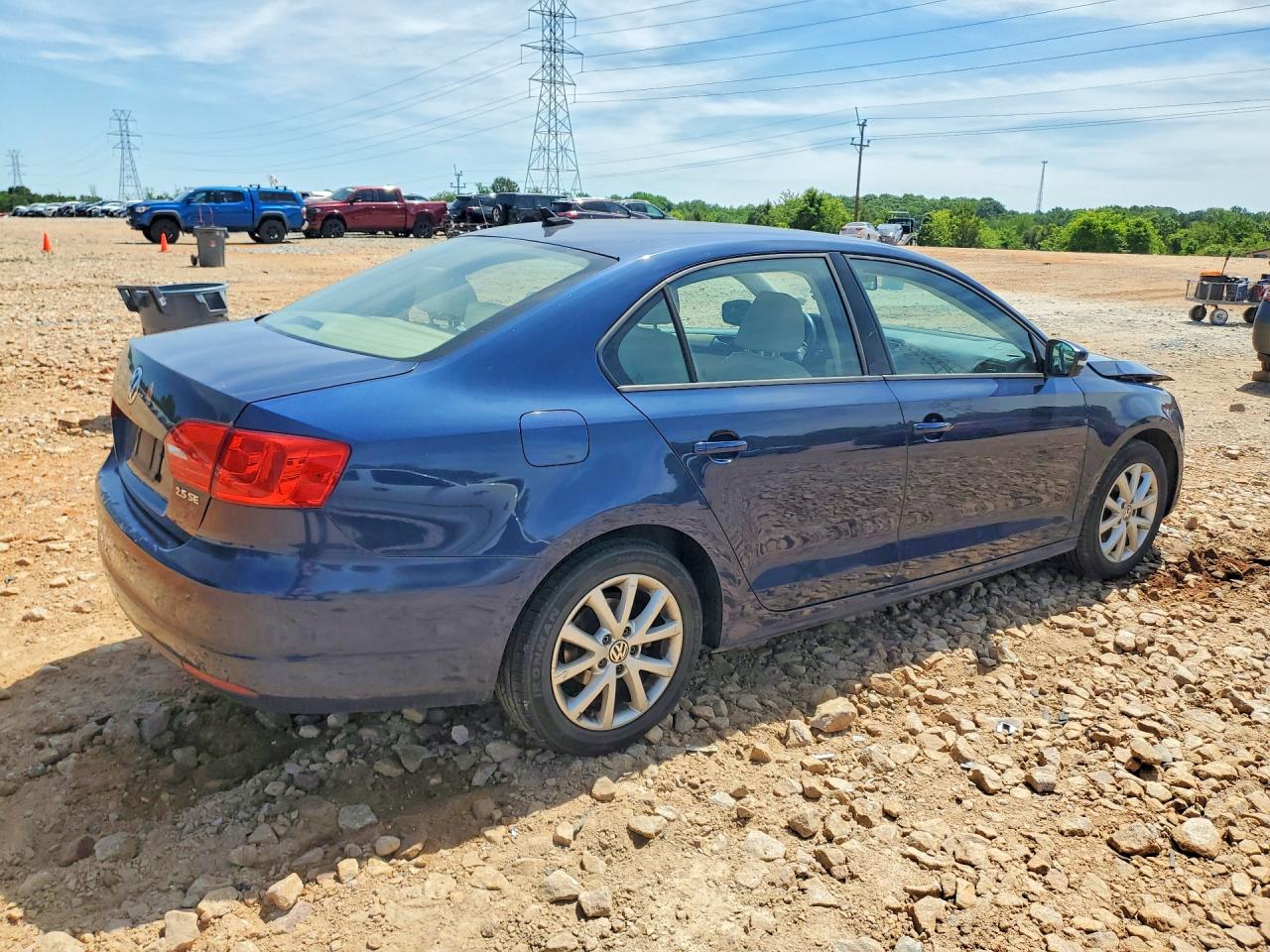 2012 Volkswagen Jetta Blue vin: 3VWDP7AJ3CM468722