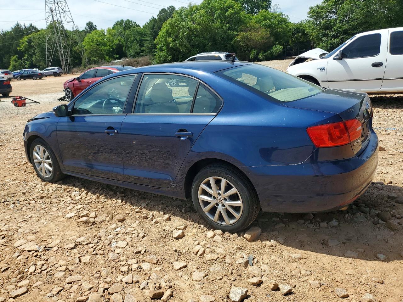 2012 Volkswagen Jetta Blue vin: 3VWDP7AJ3CM468722