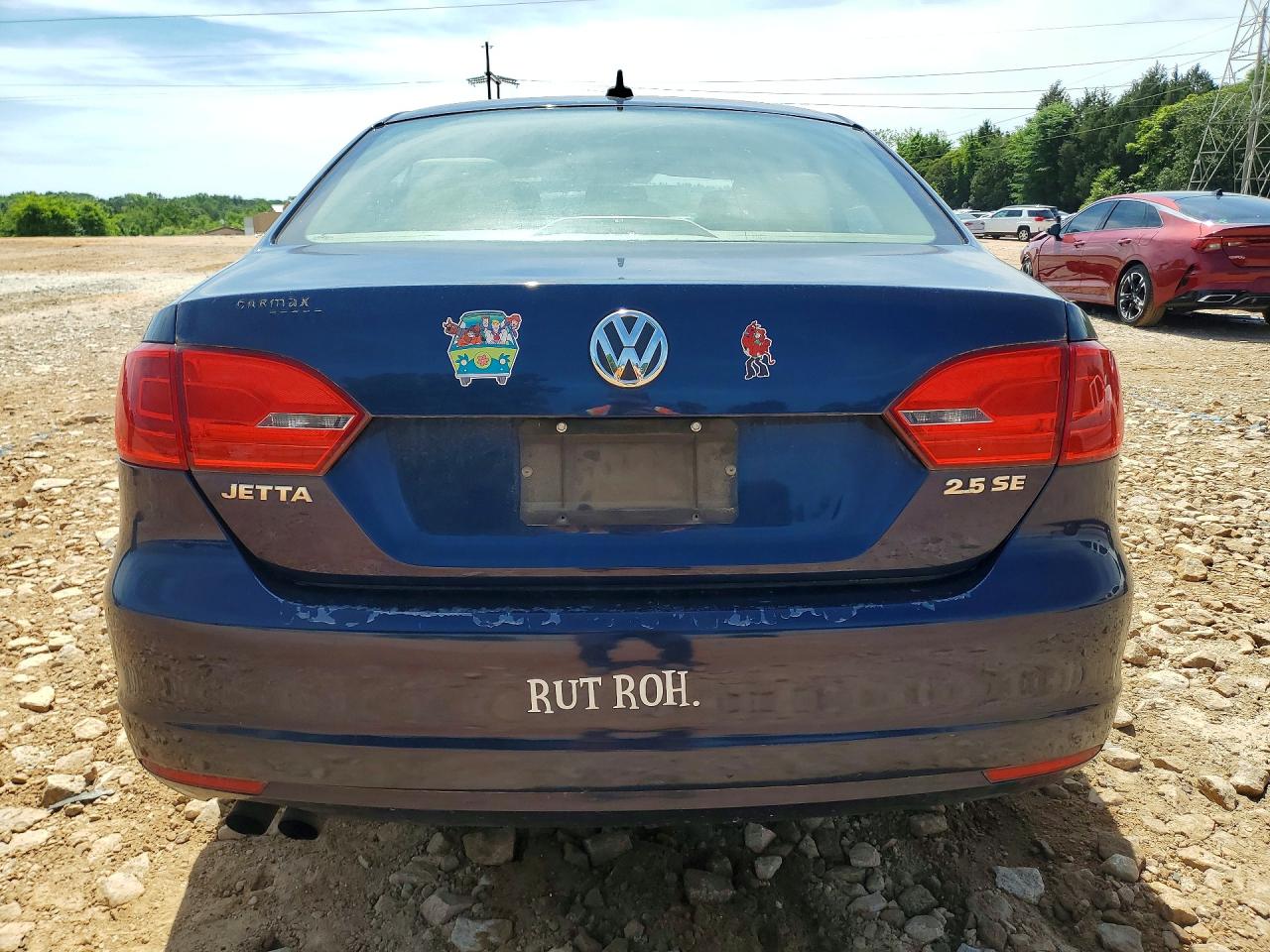 2012 Volkswagen Jetta Blue vin: 3VWDP7AJ3CM468722