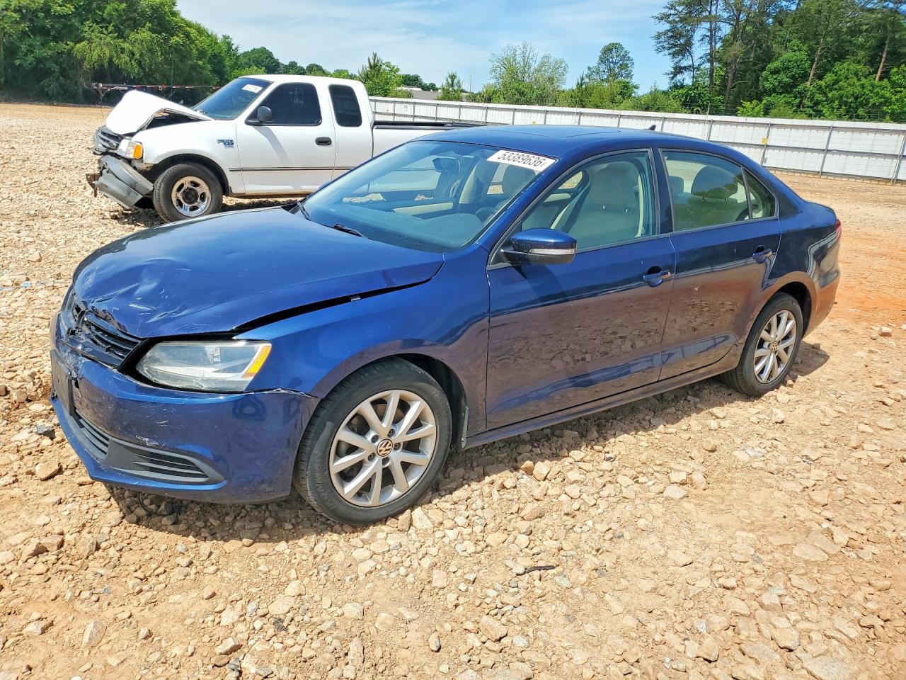 2012 Volkswagen Jetta Blue vin: 3VWDP7AJ3CM468722