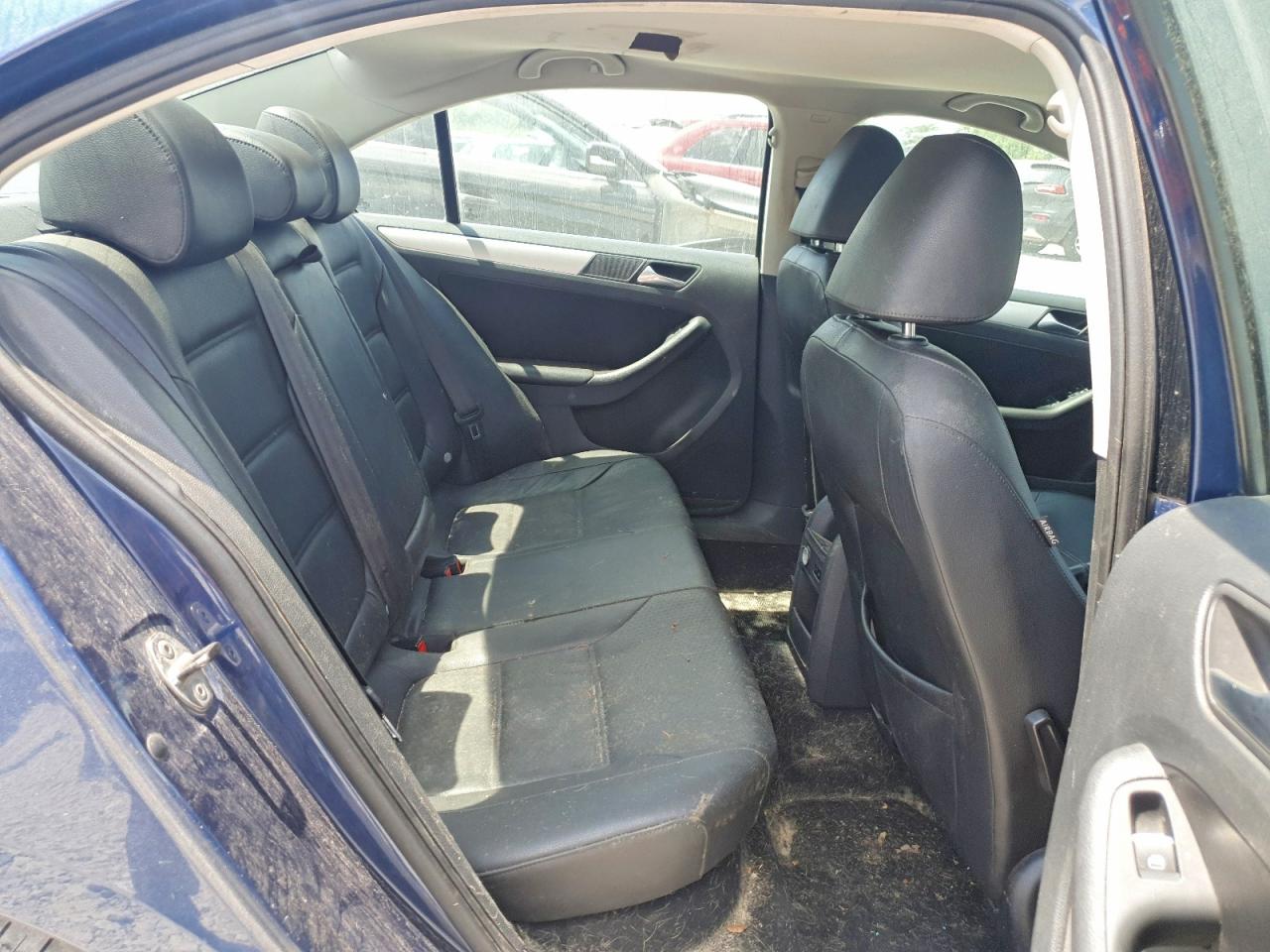 2013 Volkswagen Jetta Se Blue vin: 3VWDP7AJ3DM218219