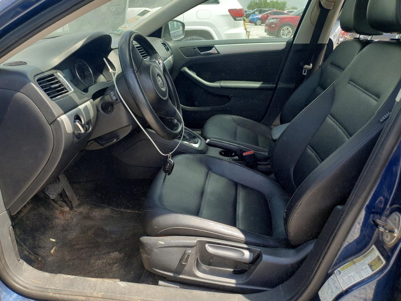 2013 Volkswagen Jetta Se Blue vin: 3VWDP7AJ3DM218219