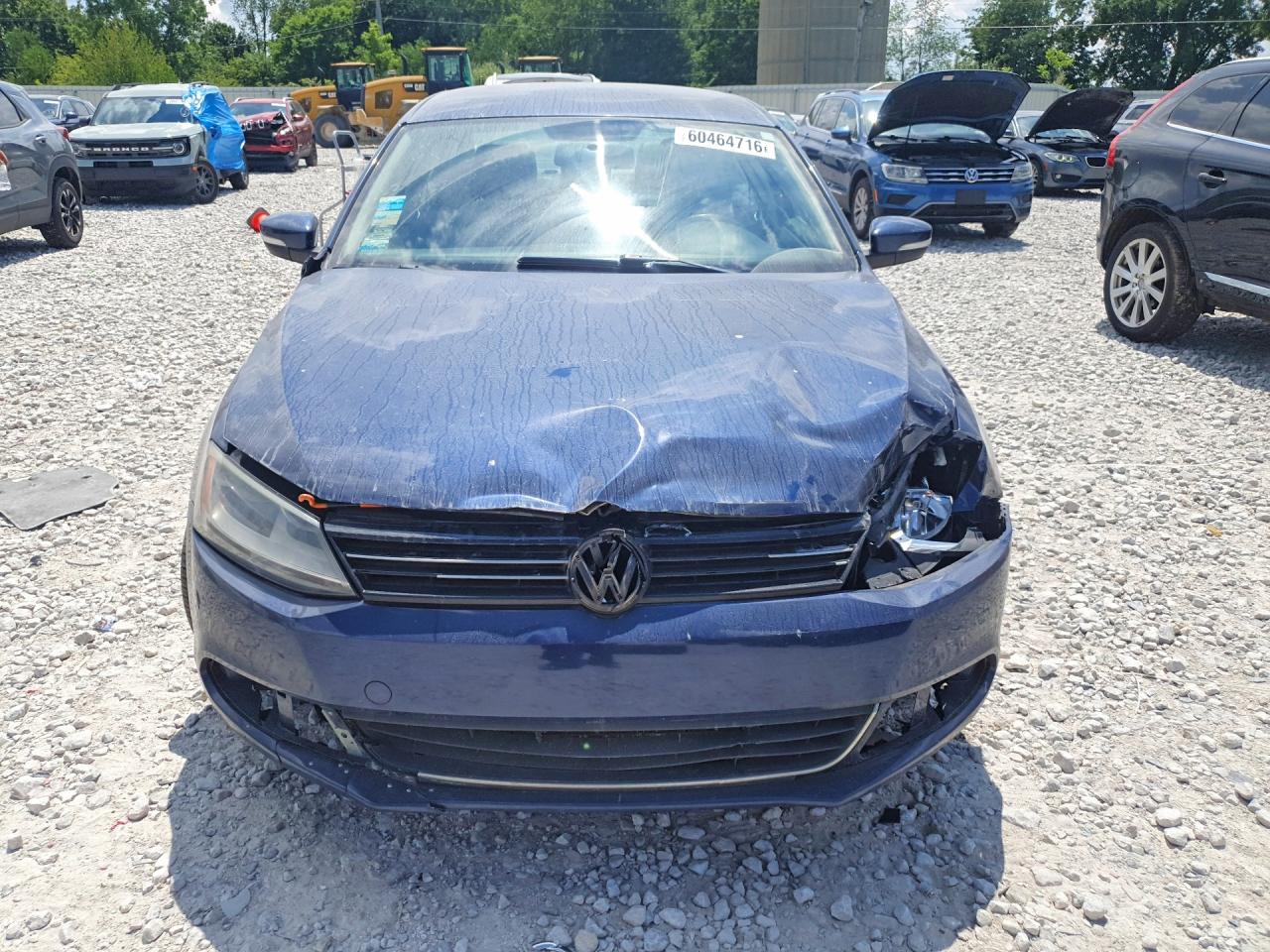 2013 Volkswagen Jetta Se Blue vin: 3VWDP7AJ3DM218219