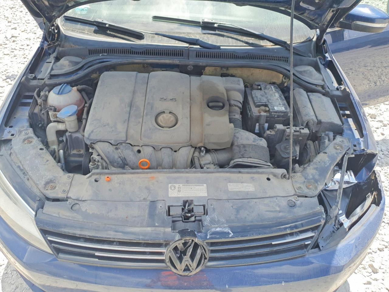 2013 Volkswagen Jetta Se Blue vin: 3VWDP7AJ3DM218219