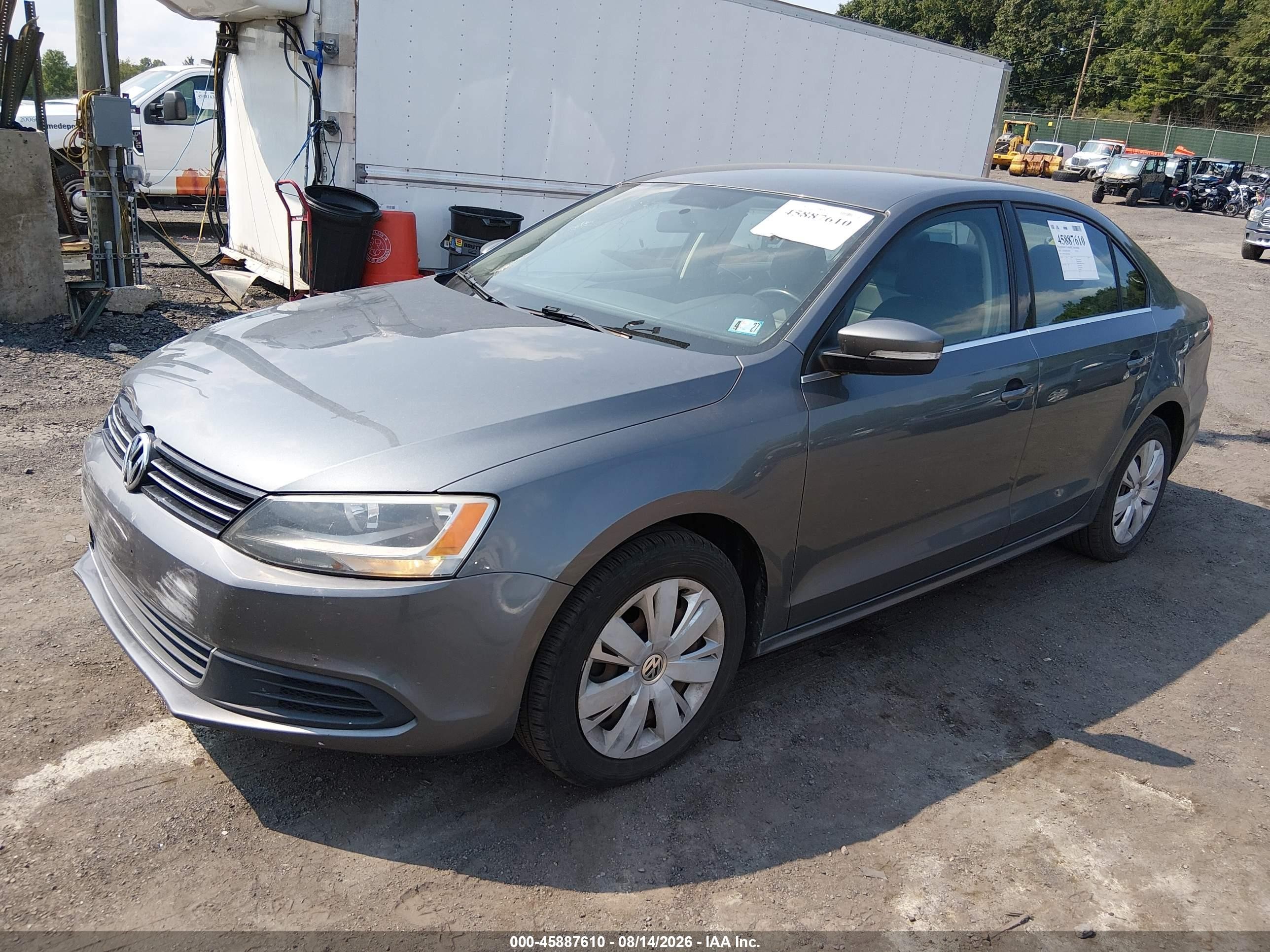 2013 Volkswagen Jetta 2.5l Se Gray vin: 3VWDP7AJ3DM220097