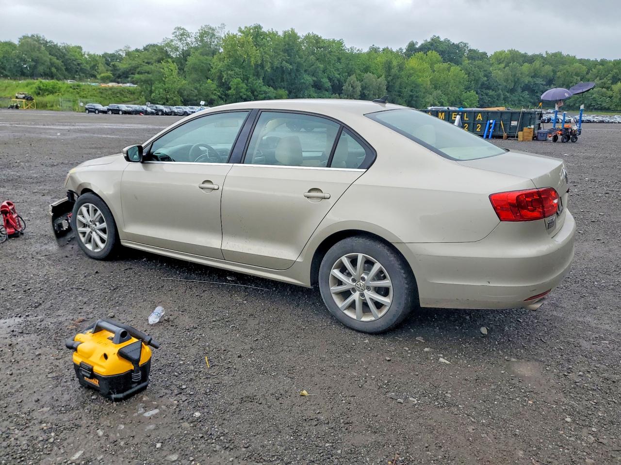 2013 Volkswagen Jetta Se Beige vin: 3VWDP7AJ3DM302542