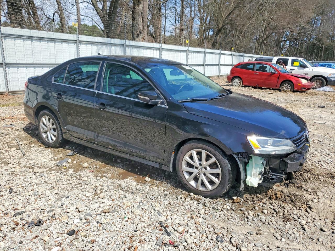 2013 Volkswagen Jetta Se Black vin: 3VWDP7AJ3DM310611